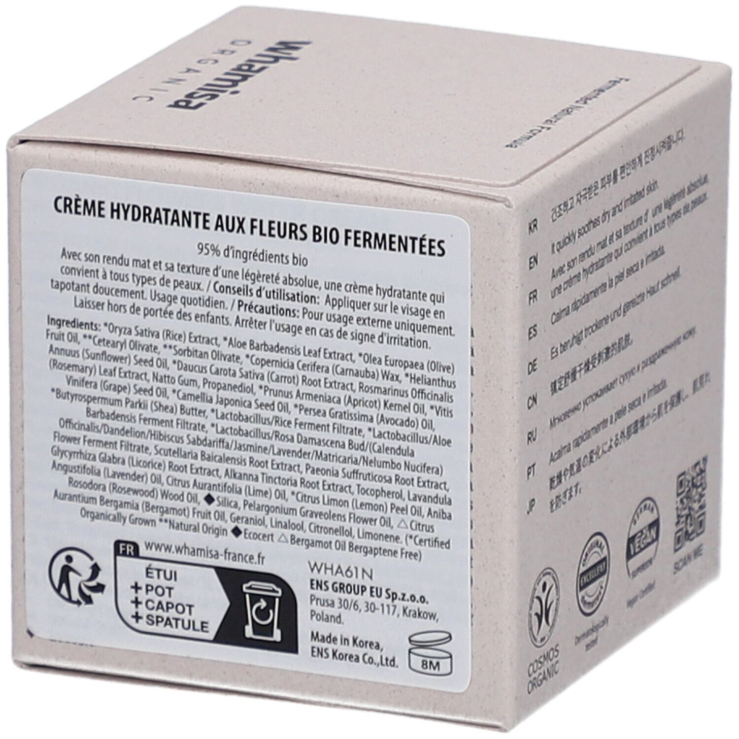 WHAMISA CR HYDR FLEUR BIO 51ML