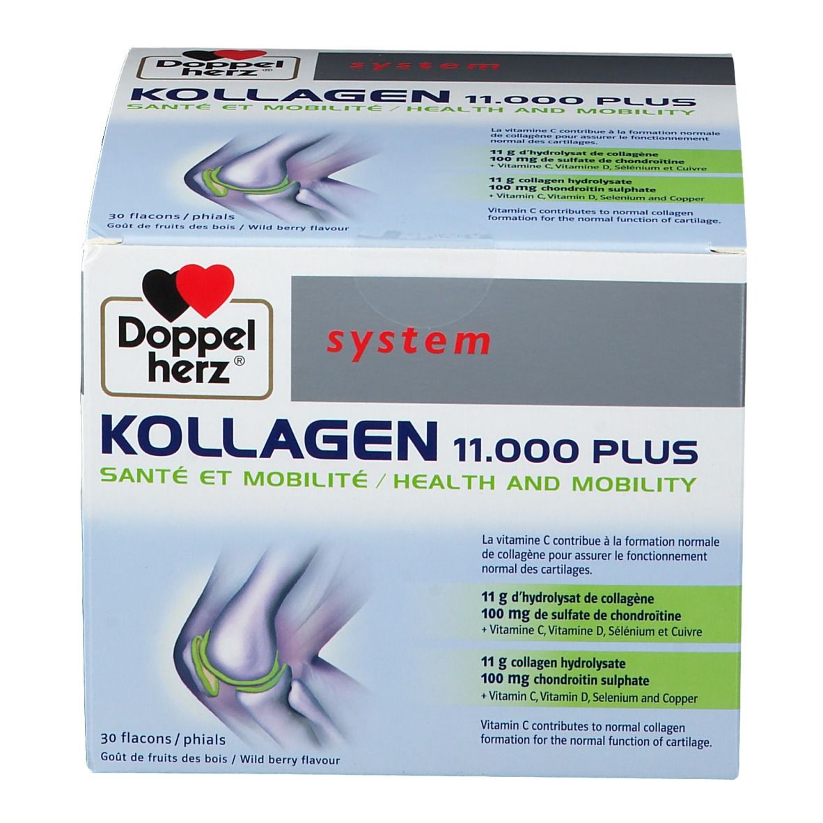 Doppelherz® system Kollagen 11.000 Plus Santé + Mobilité