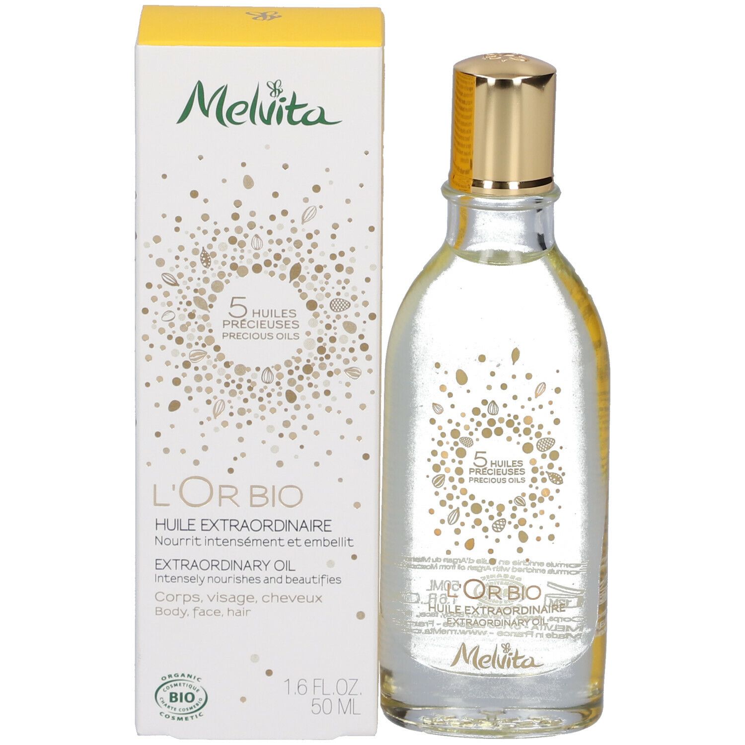 Huile Extraordinaire Melvita L'or Bio - Flacon 100 Ml - Neuf