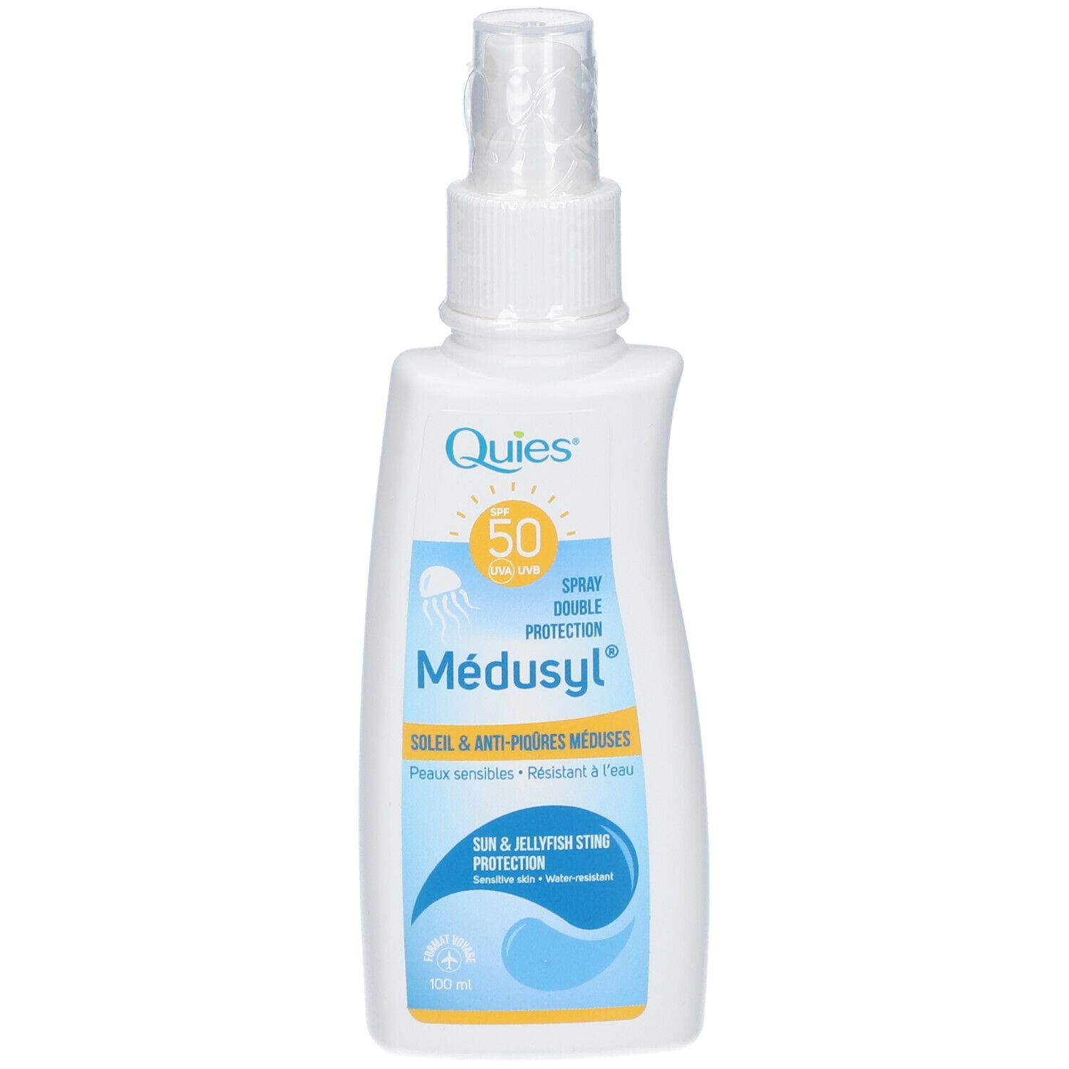 Quies® Médusyl® Lait double protection Spray SPF50