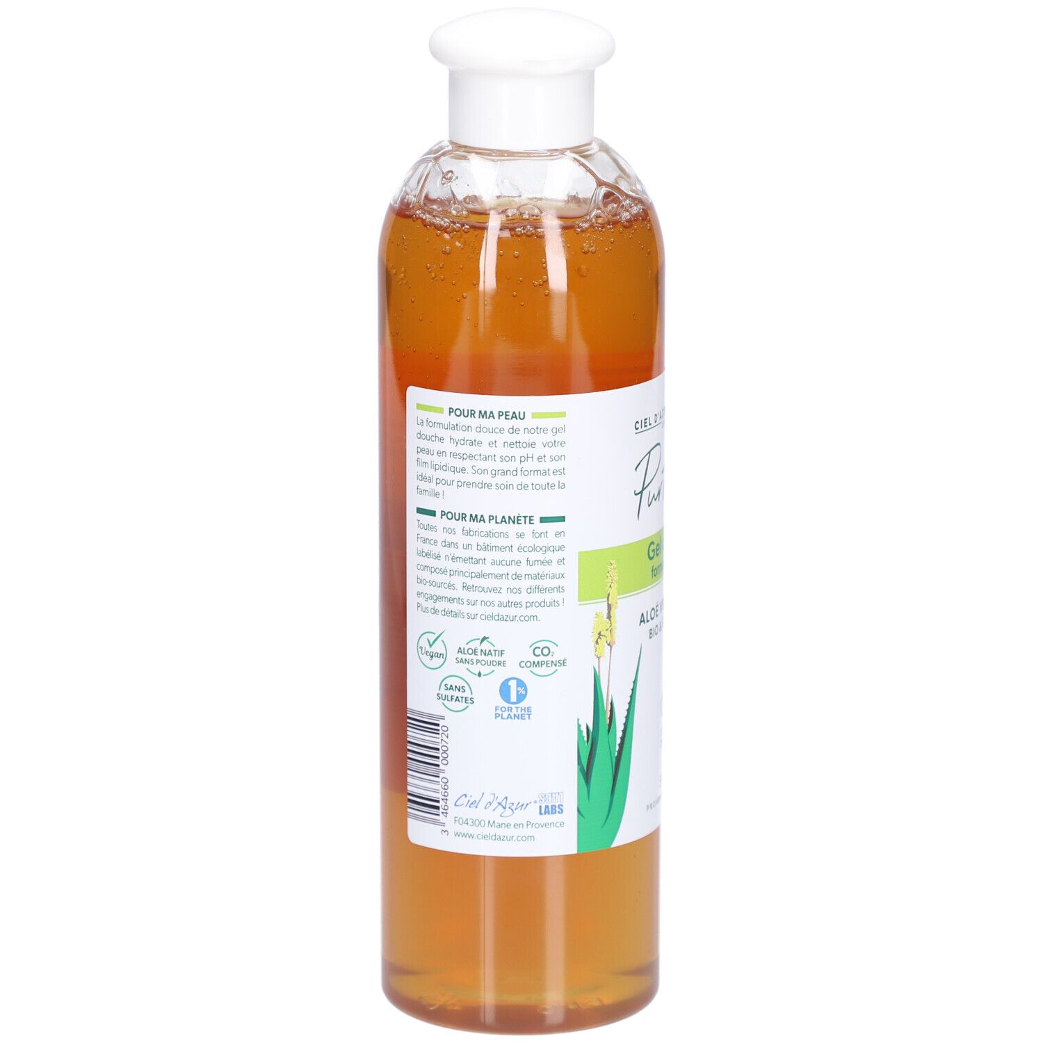 CIEL D'AZUR PurAloé Gel Douche Familial