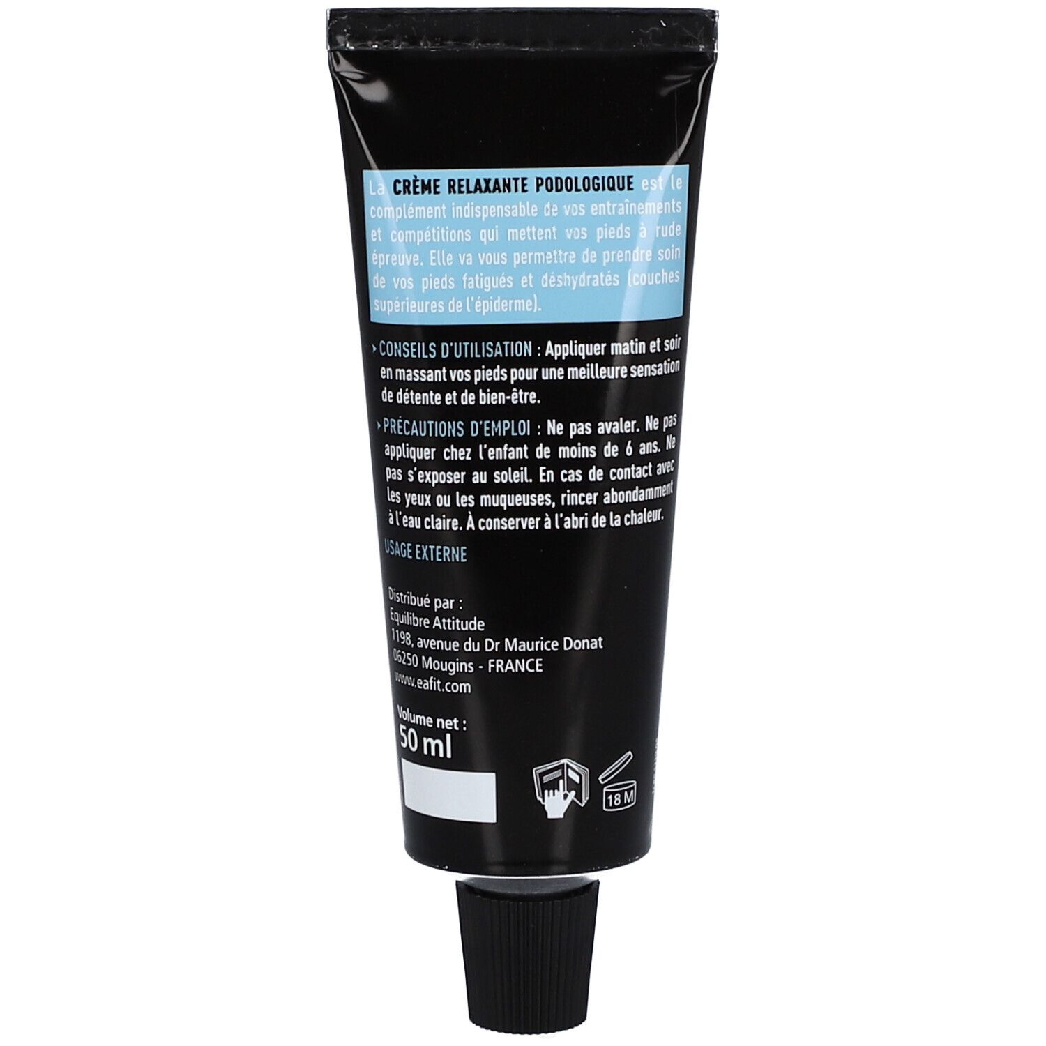 EA Fit® CARE CRÈME RELAXANTE PODOLOGIQUE 50 ML