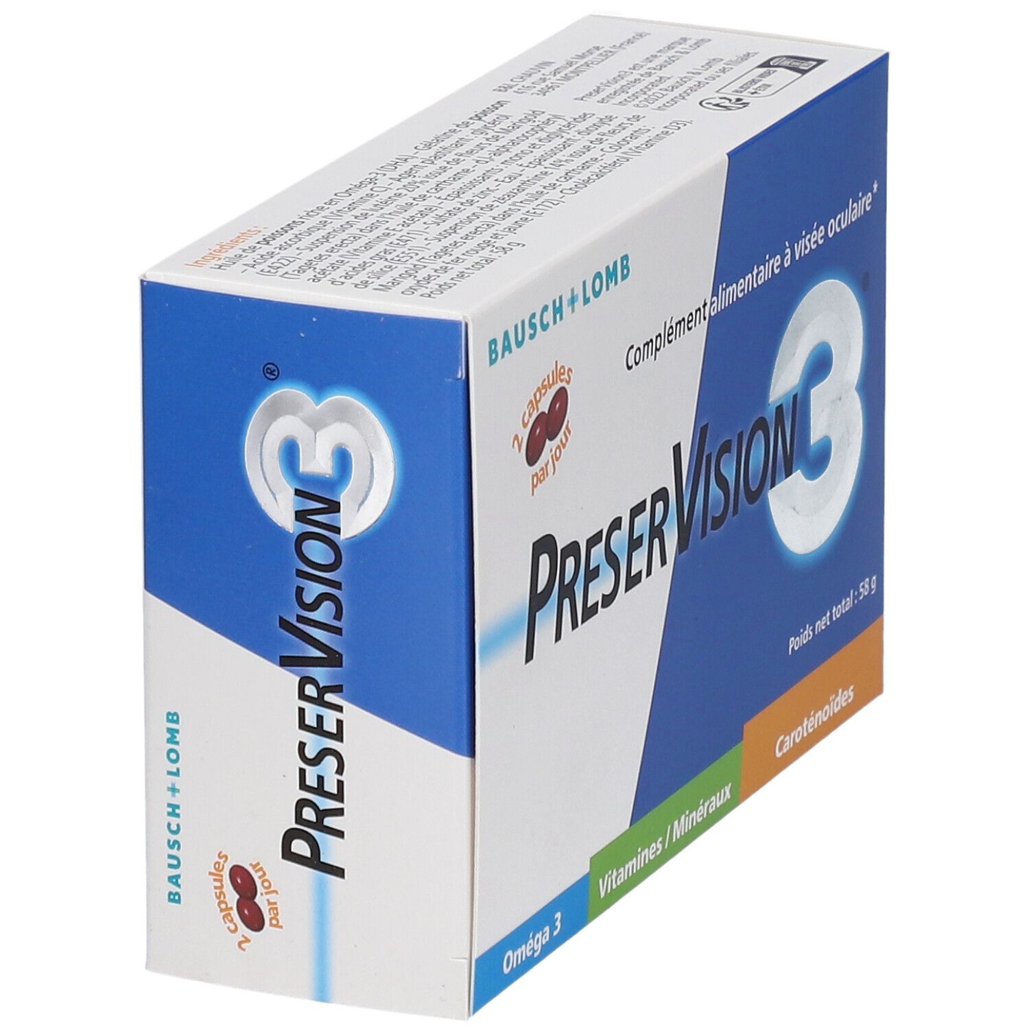 PreserVision3 60 Capsules 1 Mois