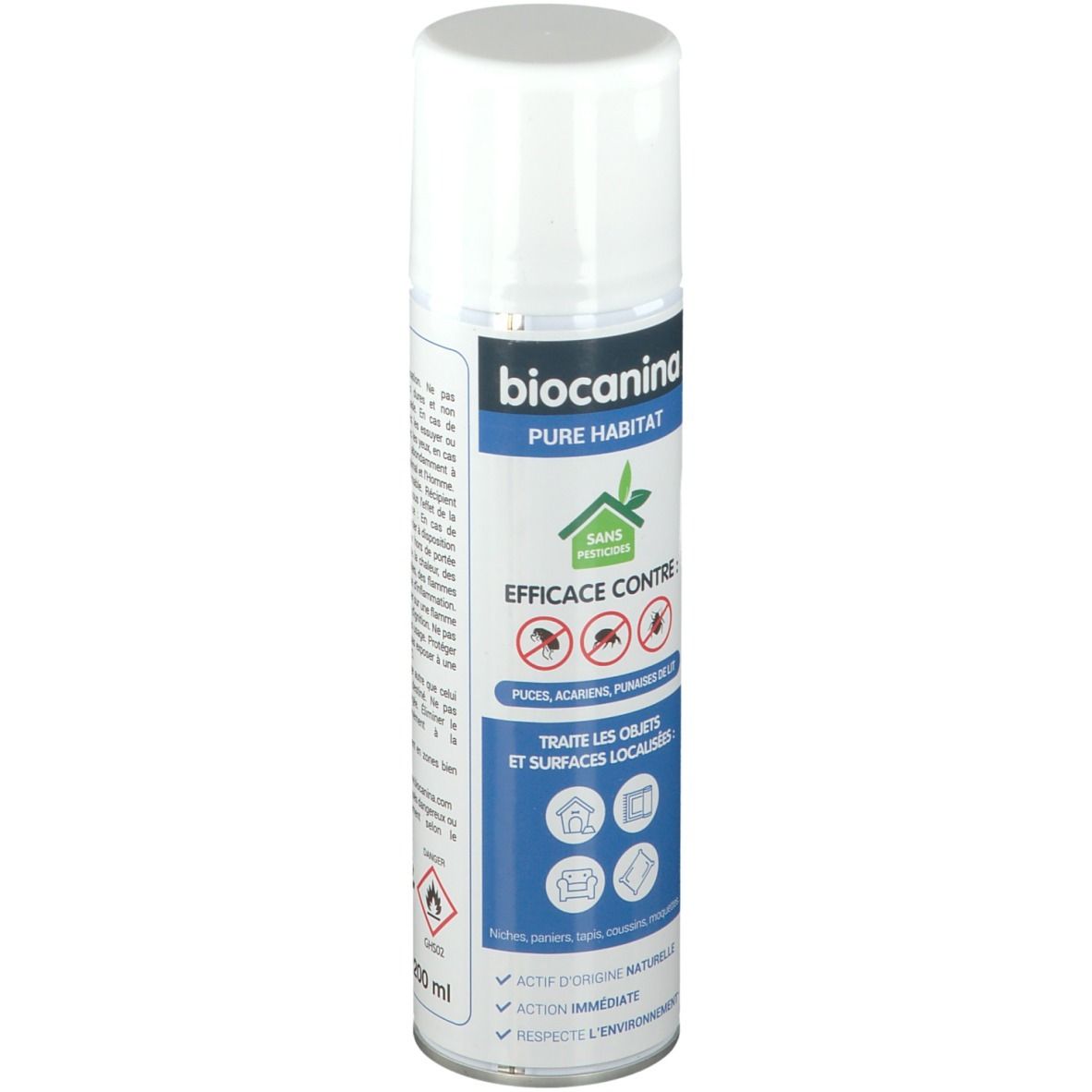 Pure habitat spray antiparasitaire Biocanina - spray de 200 ml