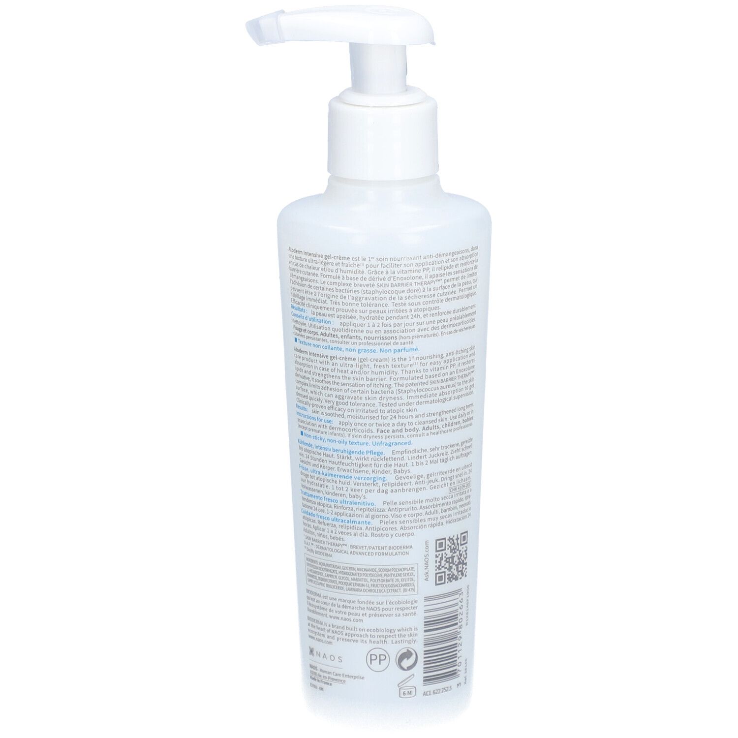 Bioderma Atoderm Intensive Gel-Crème Soin Frais Ultra-Apaisant