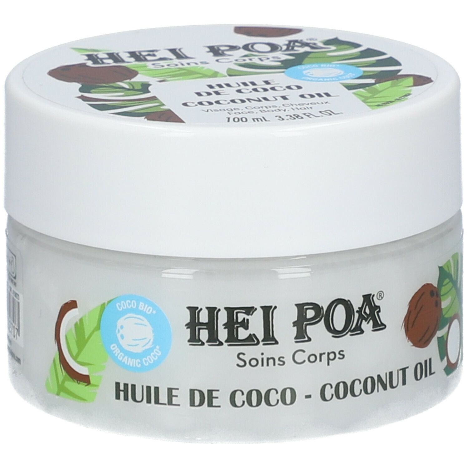 Huile de coco bio Hei Poa 100ml