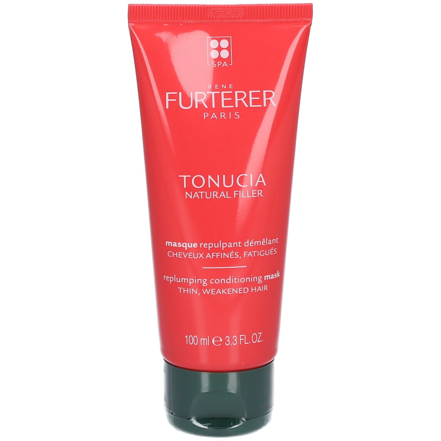 Tube rouge. René Furterer TONUCIA. Masque démêlant. 100 ml.