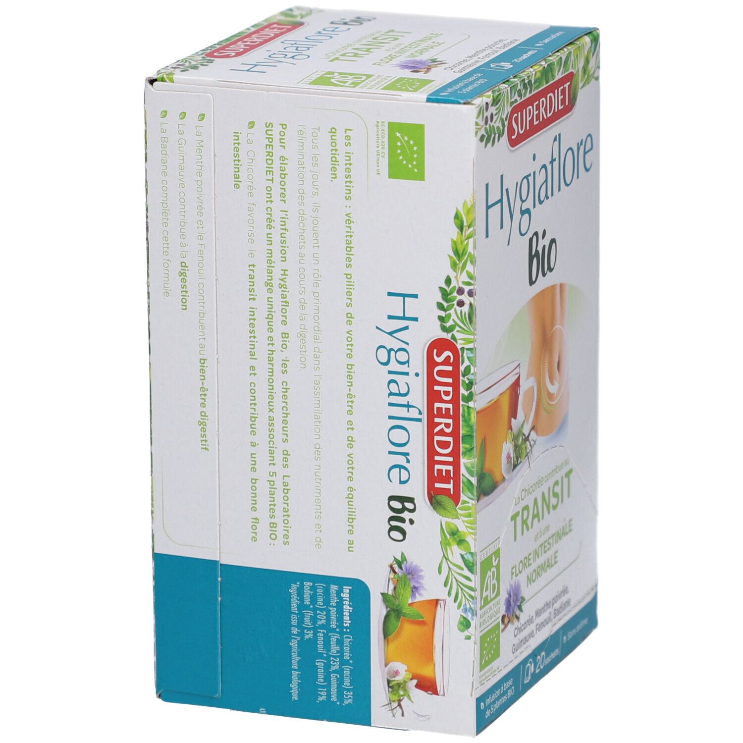 Superdiet Hygiaflore Bio Infusion Transit Intestinal