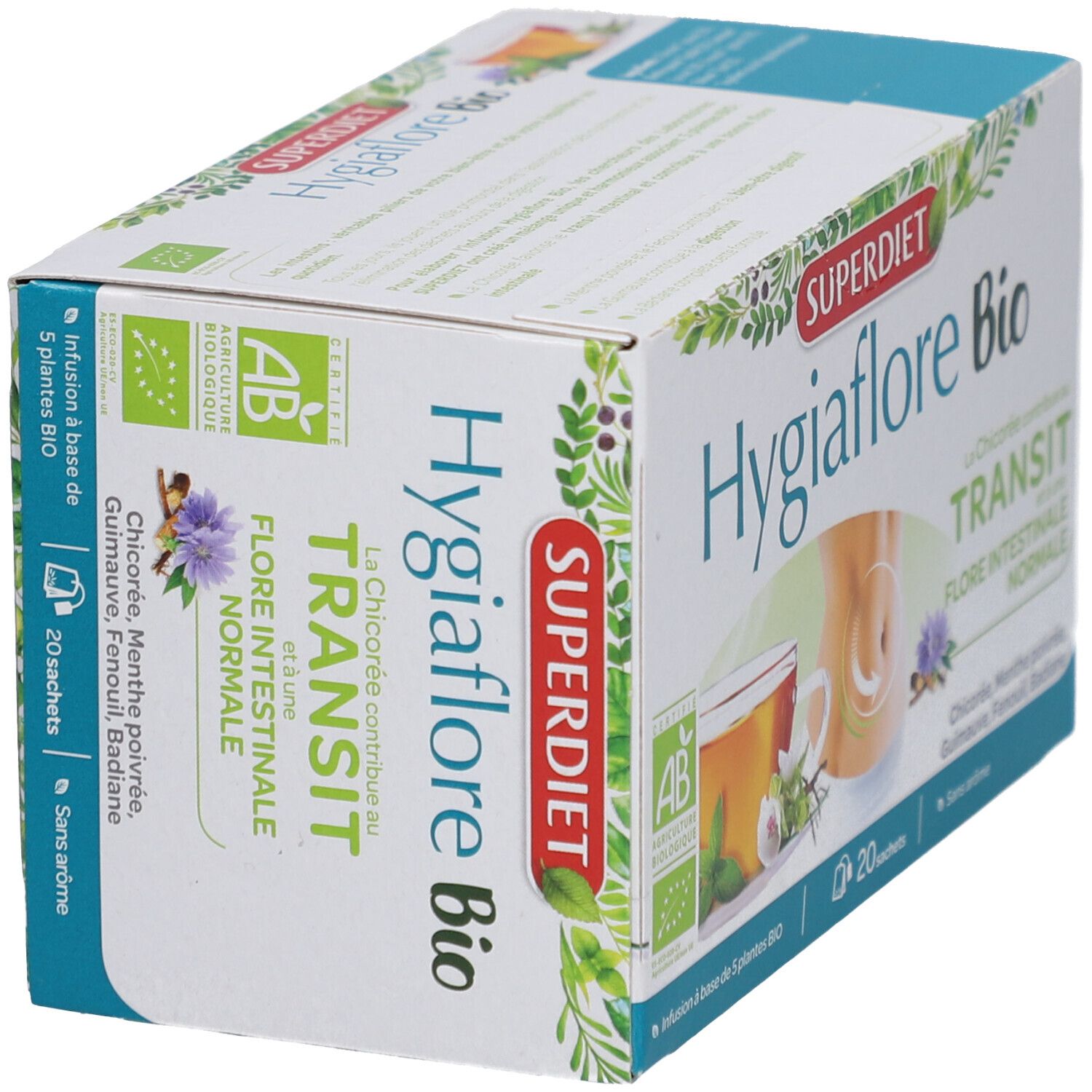 Superdiet Hygiaflore Bio Infusion Transit Intestinal