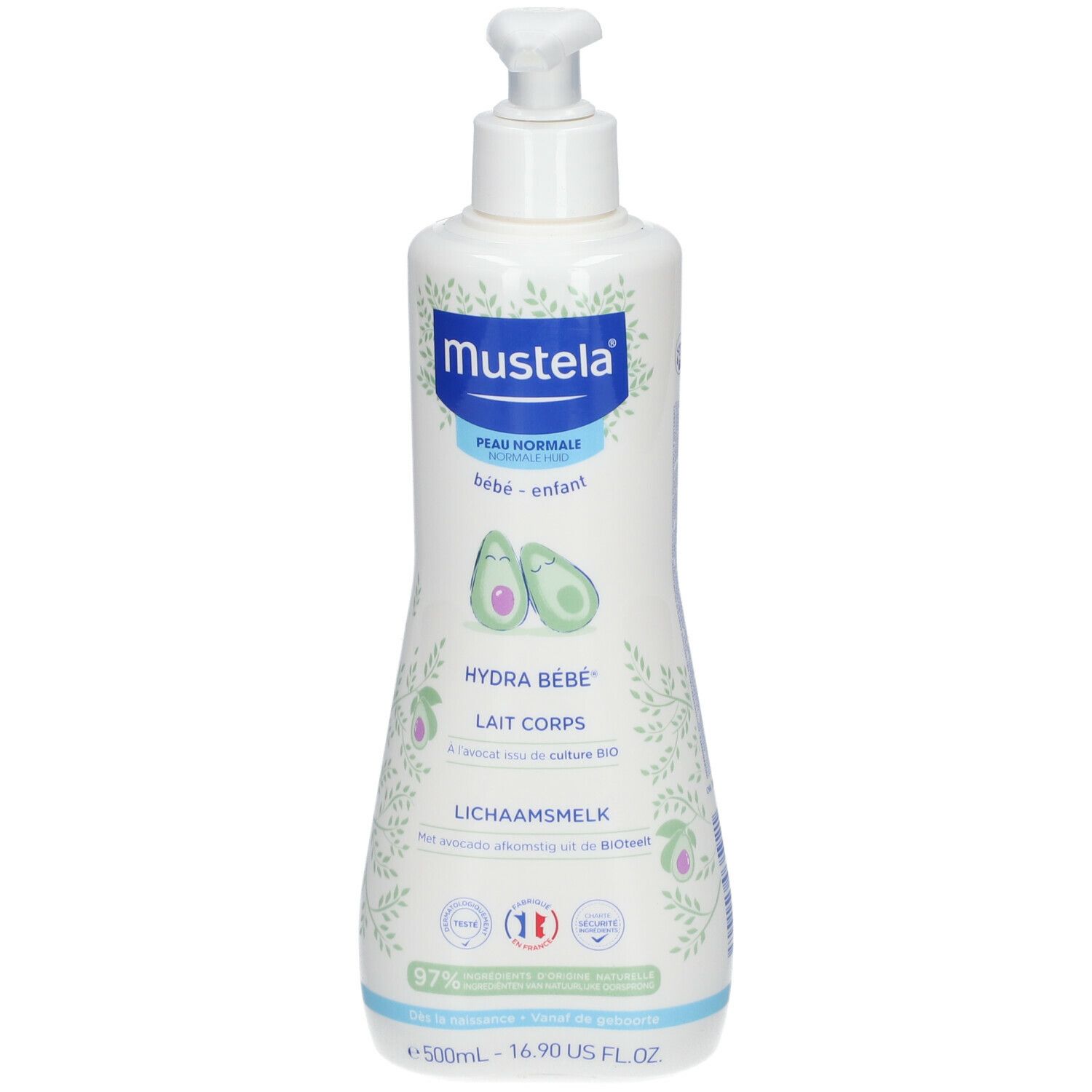 mustela® Bébé Enfant Lait Corps Hydra Bébé à l'Avocat Peau Normale