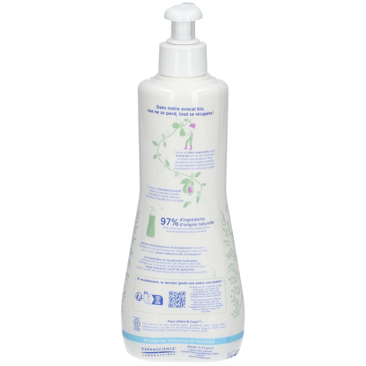 mustela® Bébé Enfant Lait Corps Hydra Bébé à l'Avocat Peau Normale