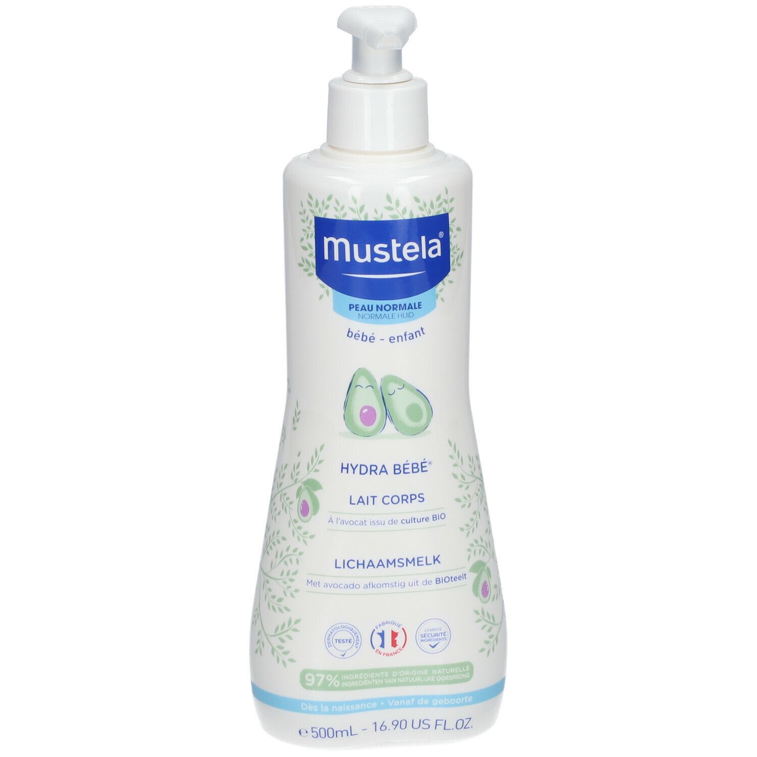 mustela® Bébé Enfant Lait Corps Hydra Bébé à l'Avocat Peau Normale