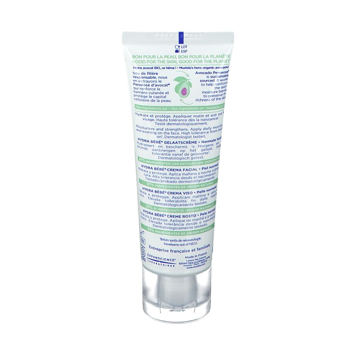 mustela® Bébé Enfant Hydra Bébé® Crème Visage Peau Normale