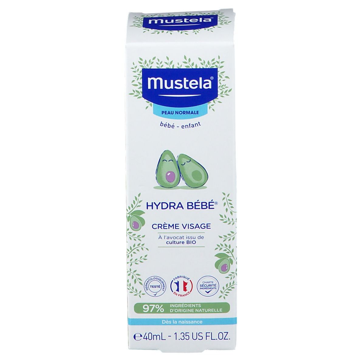 mustela® Bébé Enfant Hydra Bébé® Crème Visage Peau Normale