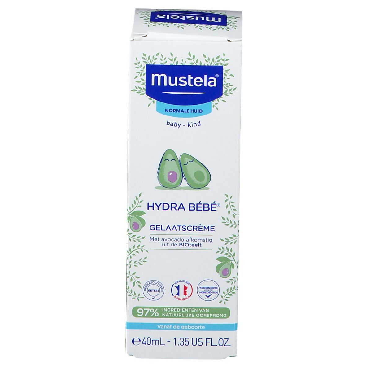 mustela® Bébé Enfant Hydra Bébé® Crème Visage Peau Normale