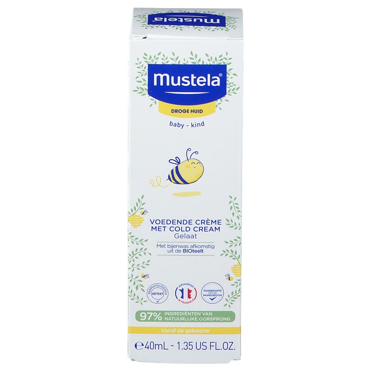mustela® Bébé Enfant Crème Nourrissante au Cold Cream Peau Sèche