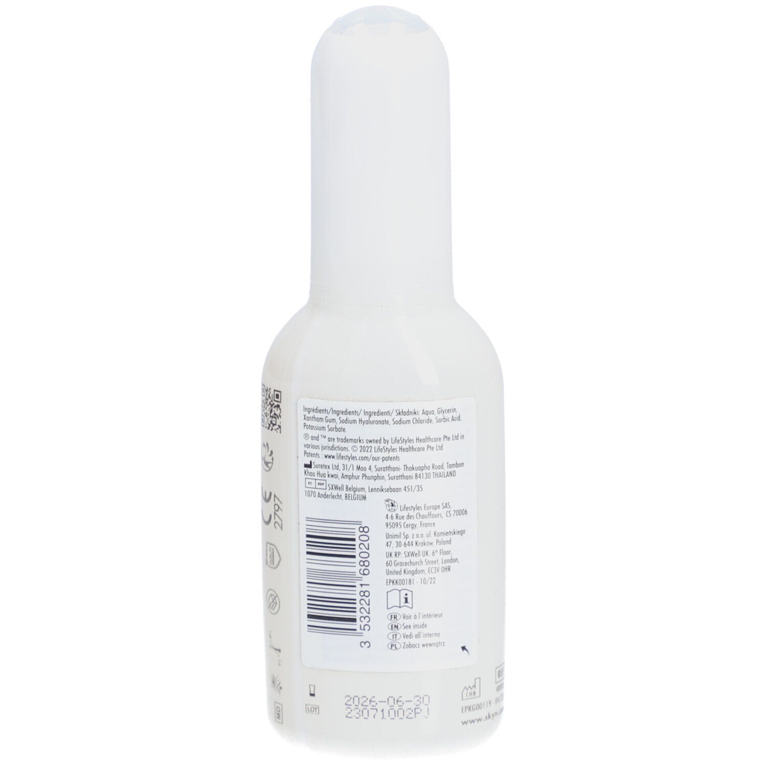SKYN NATURAL HARMONY LUBRIF 80ML