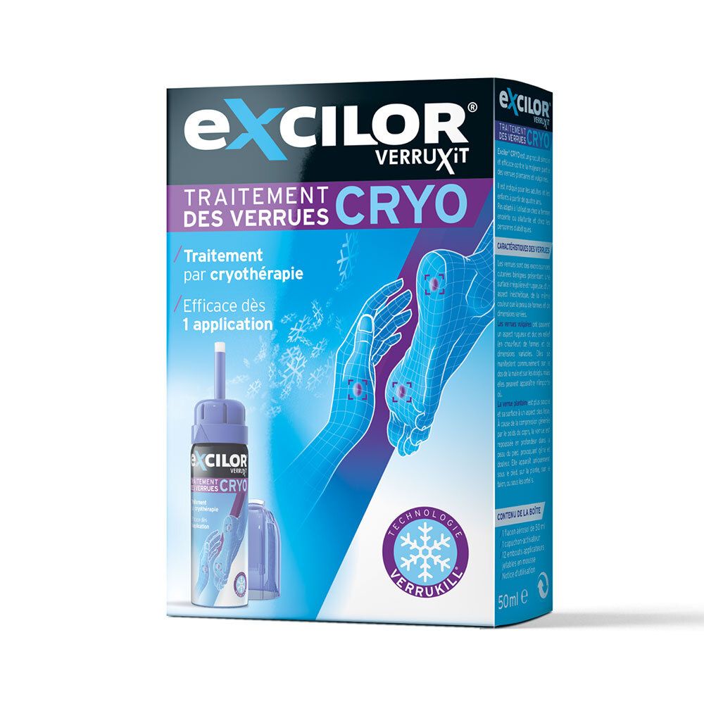 EXCILOR CRYO - Traitement contre les verrues plantaire 50ML