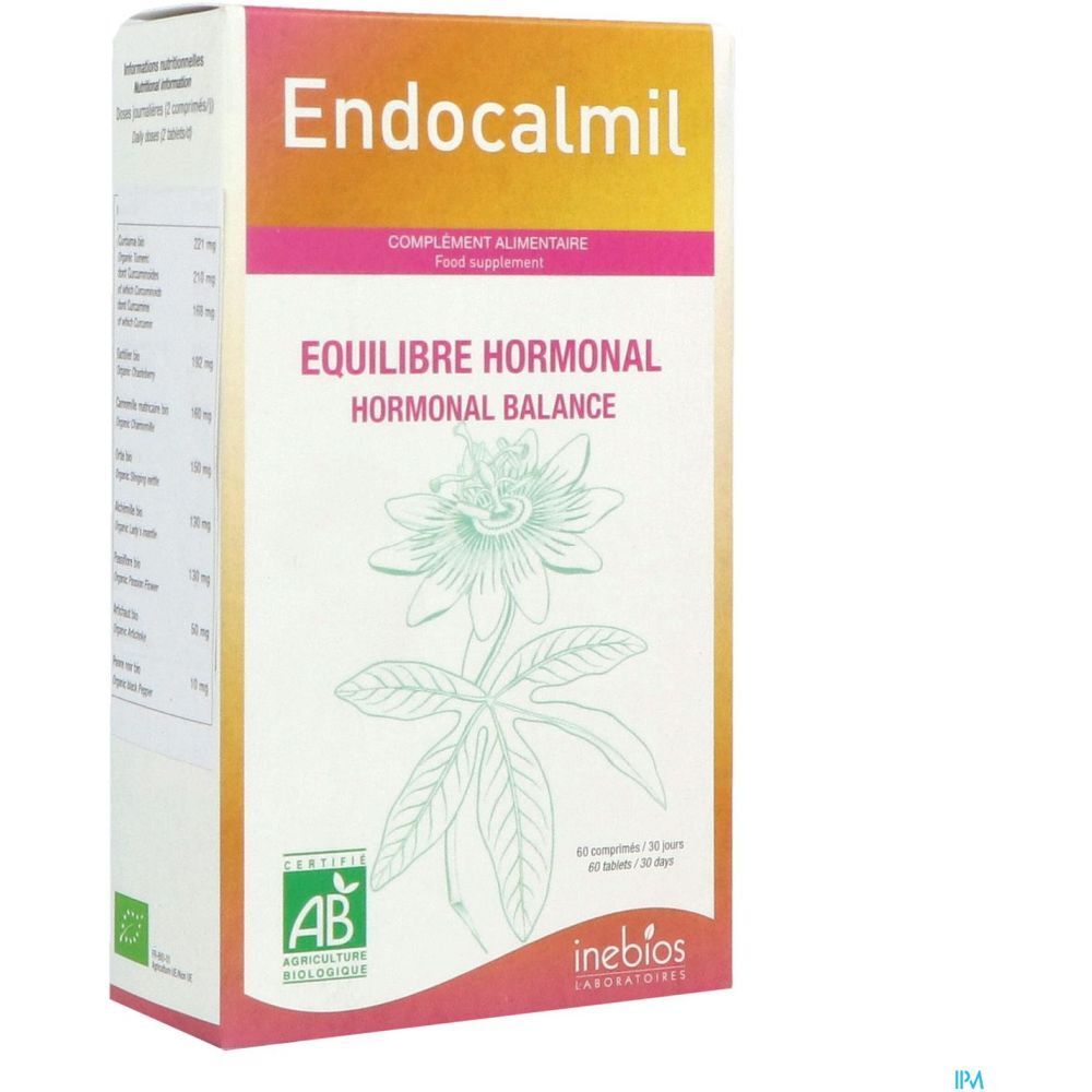 Endocalmil, Comprimé, complément alimentaire pour l'équilibre hormonal, bt 60