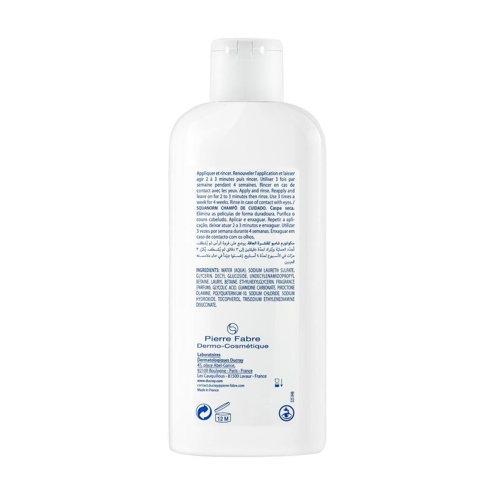 DUCRAY SQUANORM SHAMPOOING TRAITANT PELLICULES SÈCHES