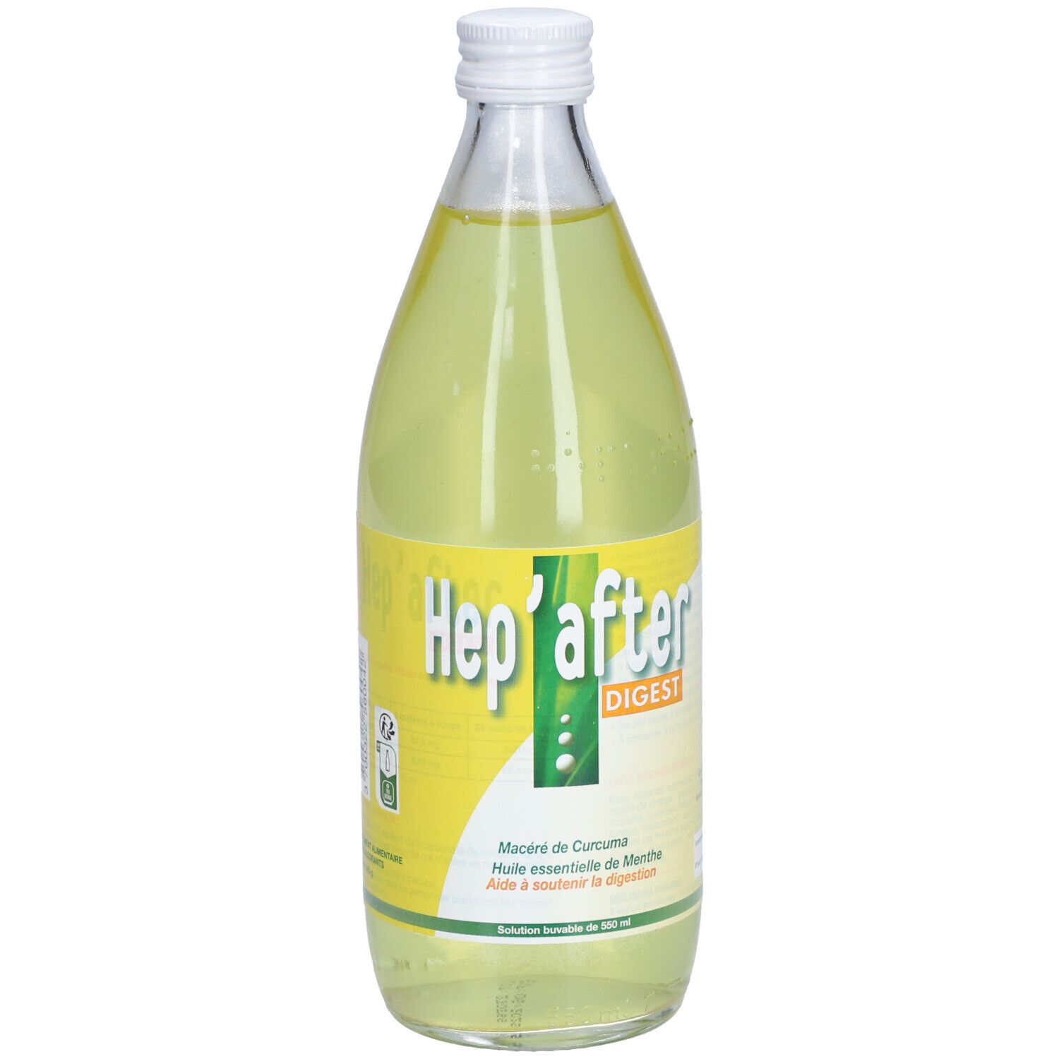 HEP'AFTER DIGEST - Solution buvable, complément alimentaire à visée digestive.  - fl 550 m