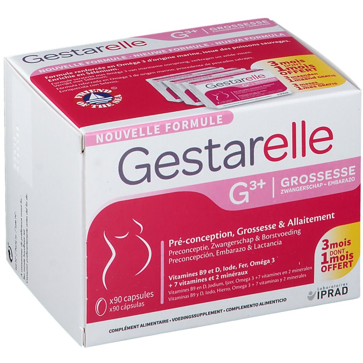 Pharmacie Grand Var - Parapharmacie Gestarelle G3 Grossesse Caps B
