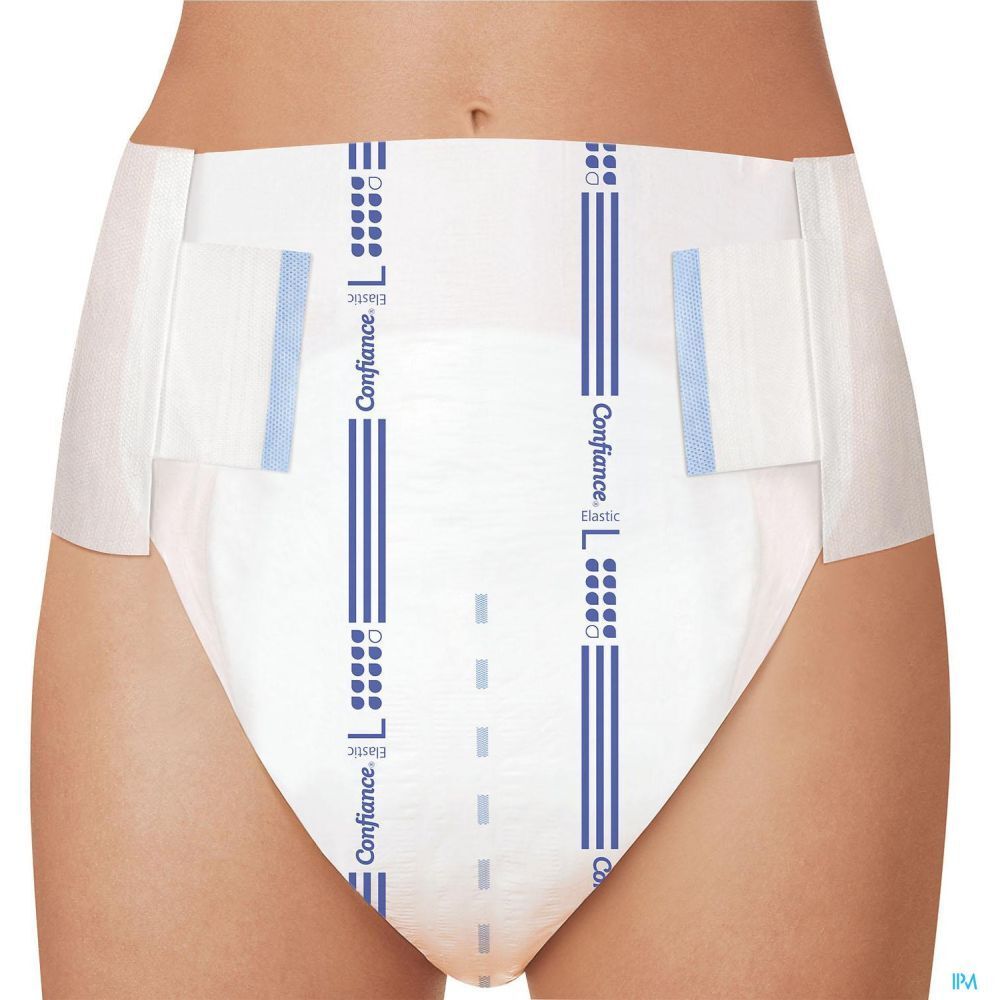 CONFIANCE ELASTIC 9 G - Change-complet hypoallergénique, avec ailes élastiques, incontinen