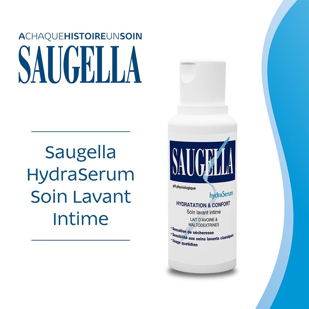 Saugella Hydraserum Hygiène quotidienne sécheresse - 200ml
