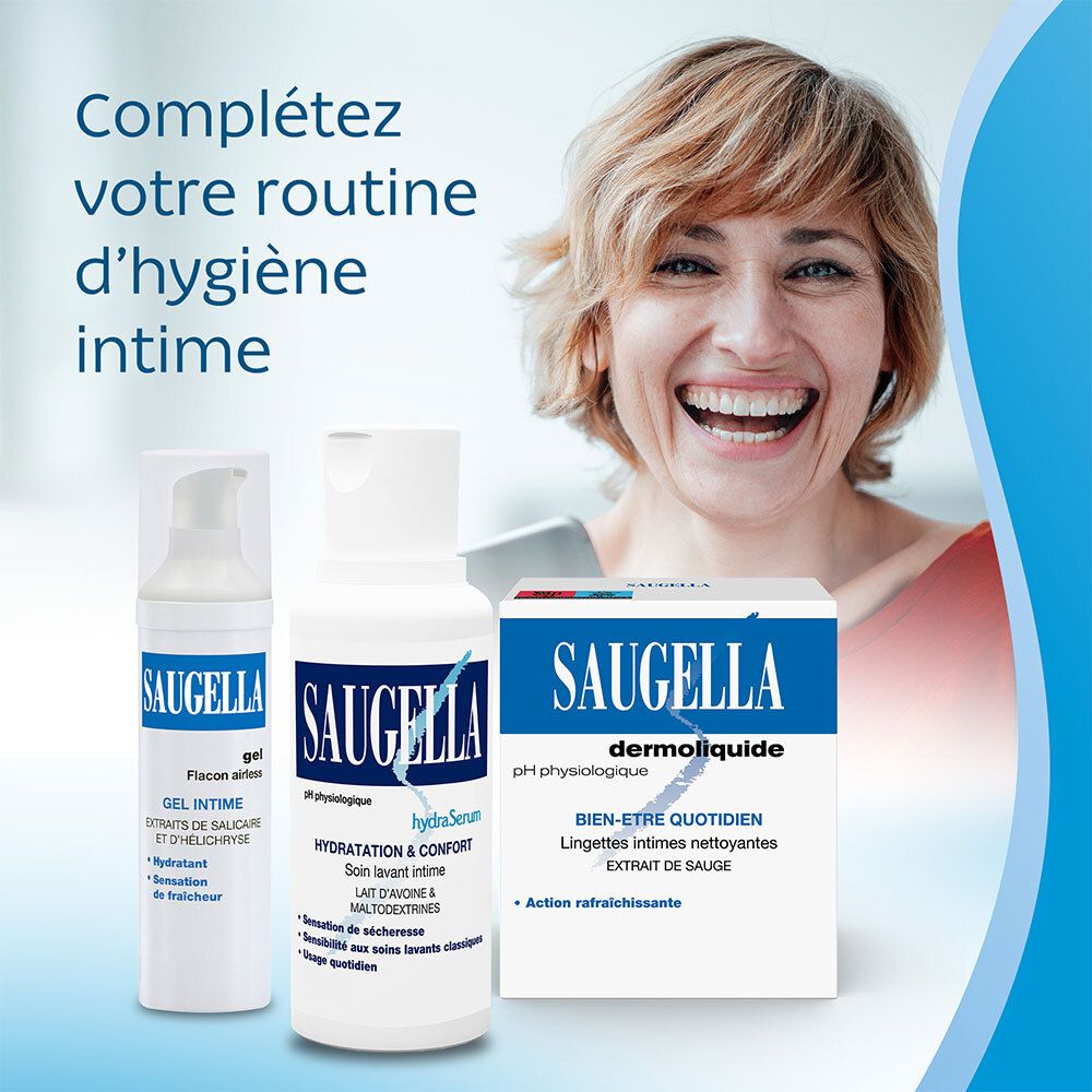Saugella Hydraserum Hygiène quotidienne sécheresse - 200ml
