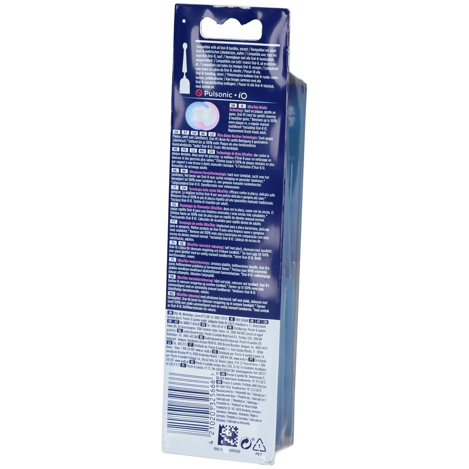Oral-B Sensitive Clean Technologie Brins Ultra Fins Clean & Care Brossette de rechange
