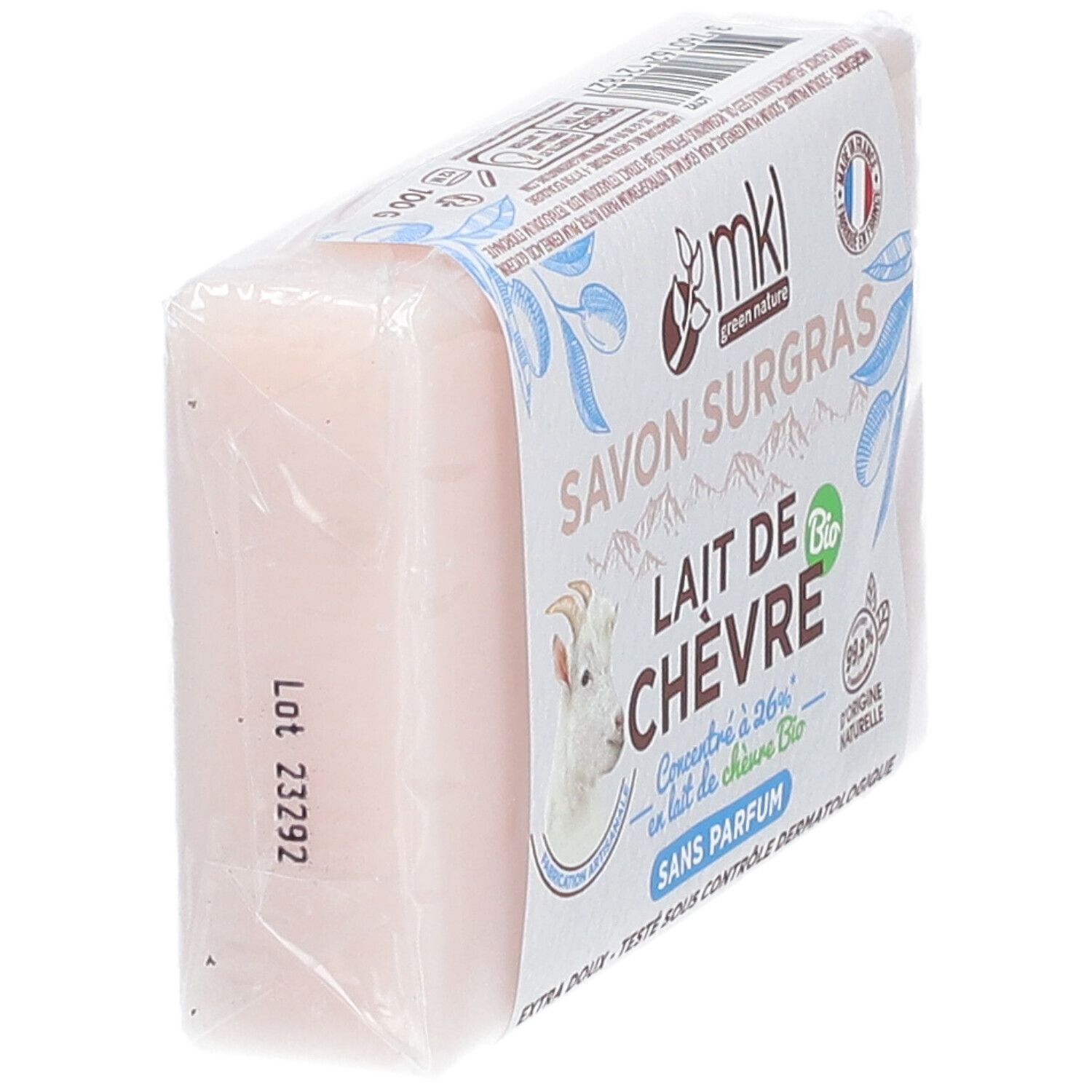 mkl SAVON AU LAIT DE CHÈVRE BIO - SANS PARFUM