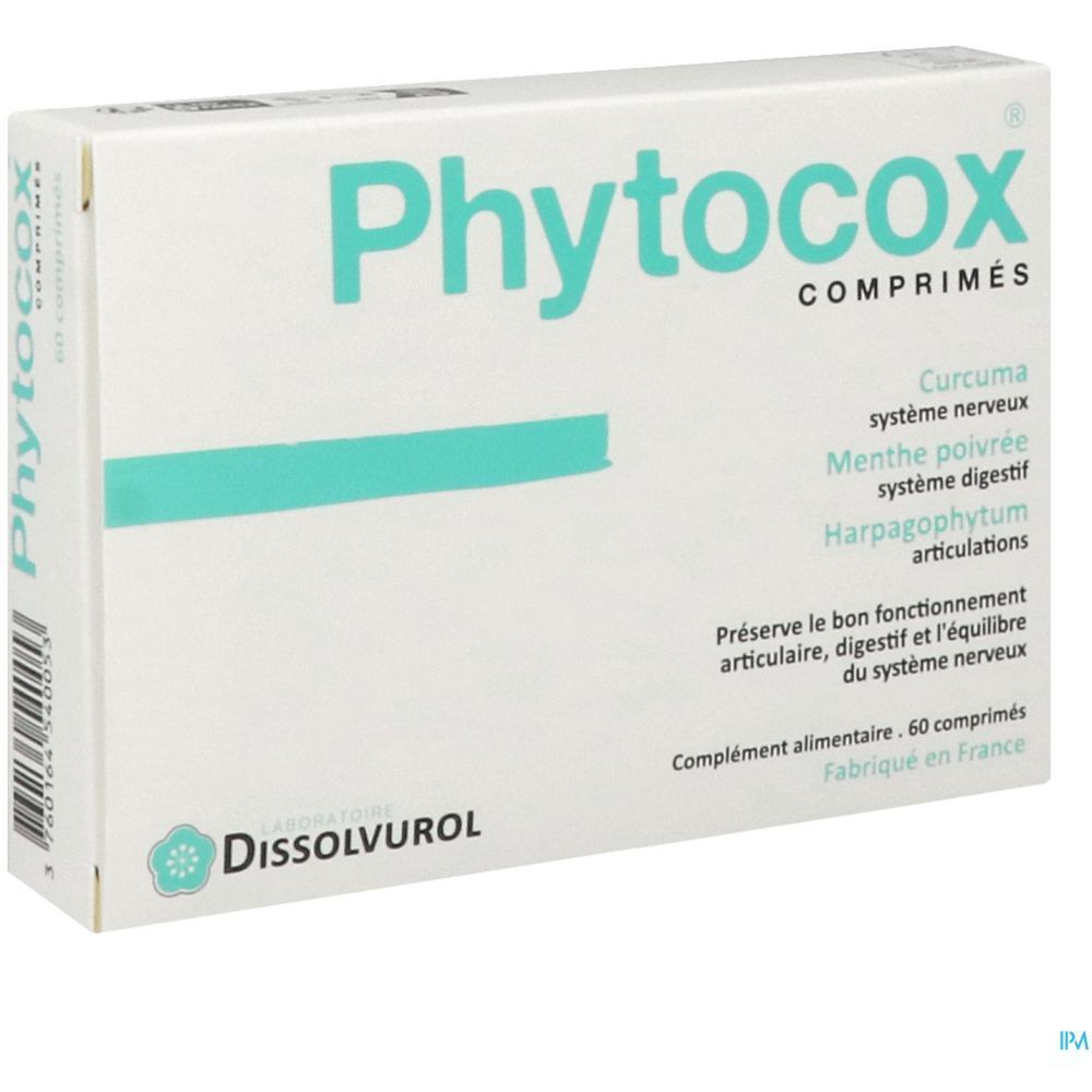 Phytocox, Comprimé, complément alimentaire à base de plantes, bt 60