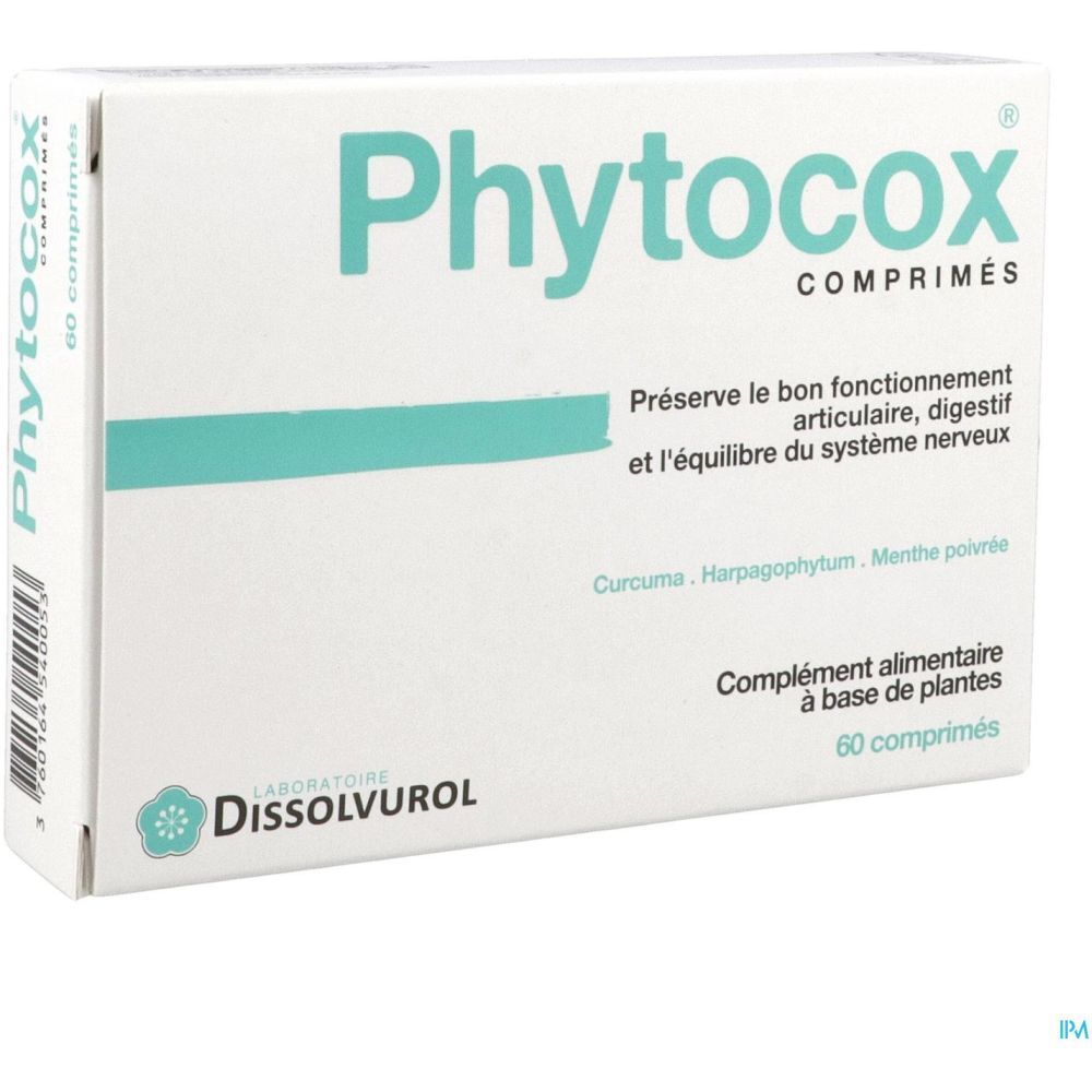 Phytocox, Comprimé, complément alimentaire à base de plantes, bt 60