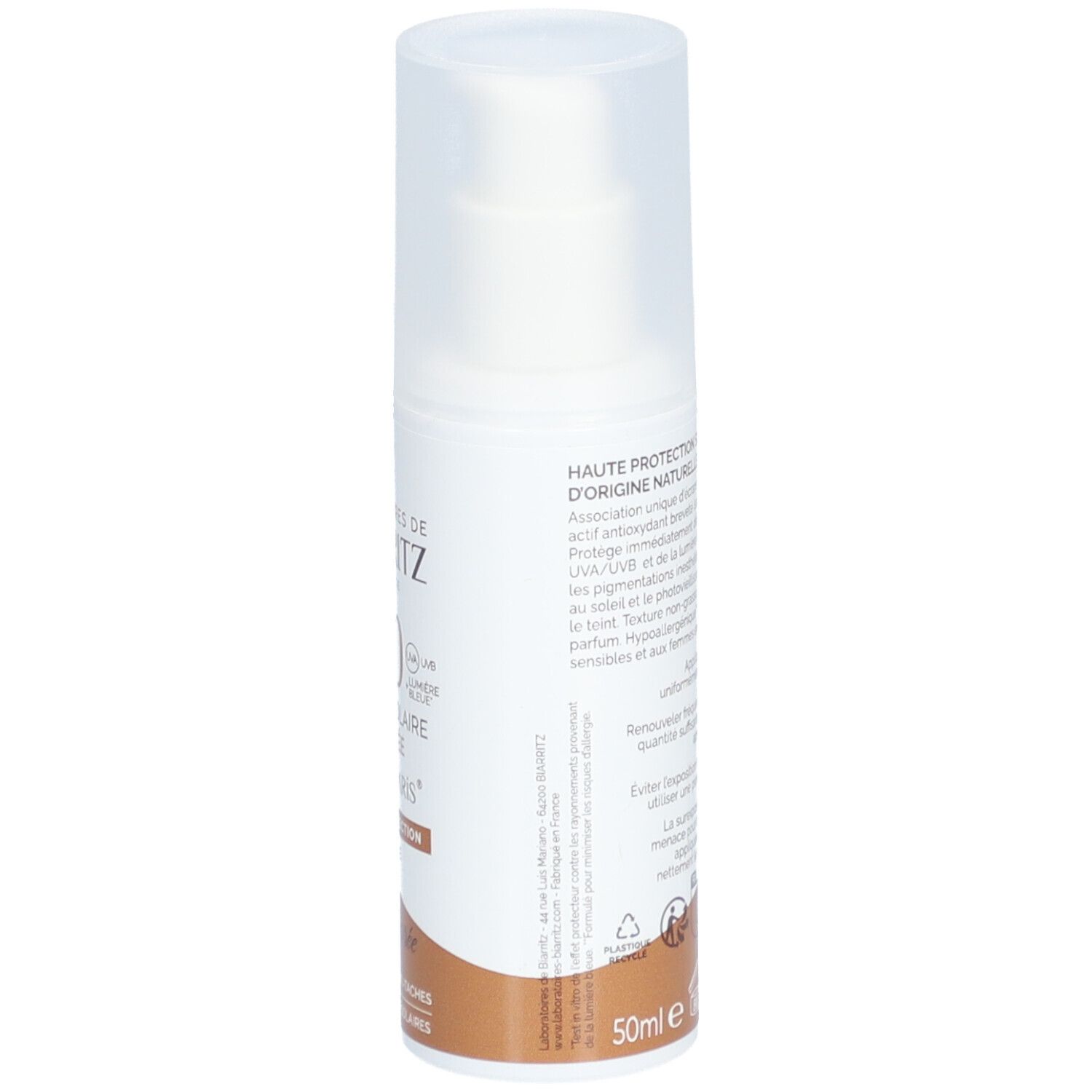 Laboratoire de Biarritz Crème Solaire Teintée SPF50 - Dorée