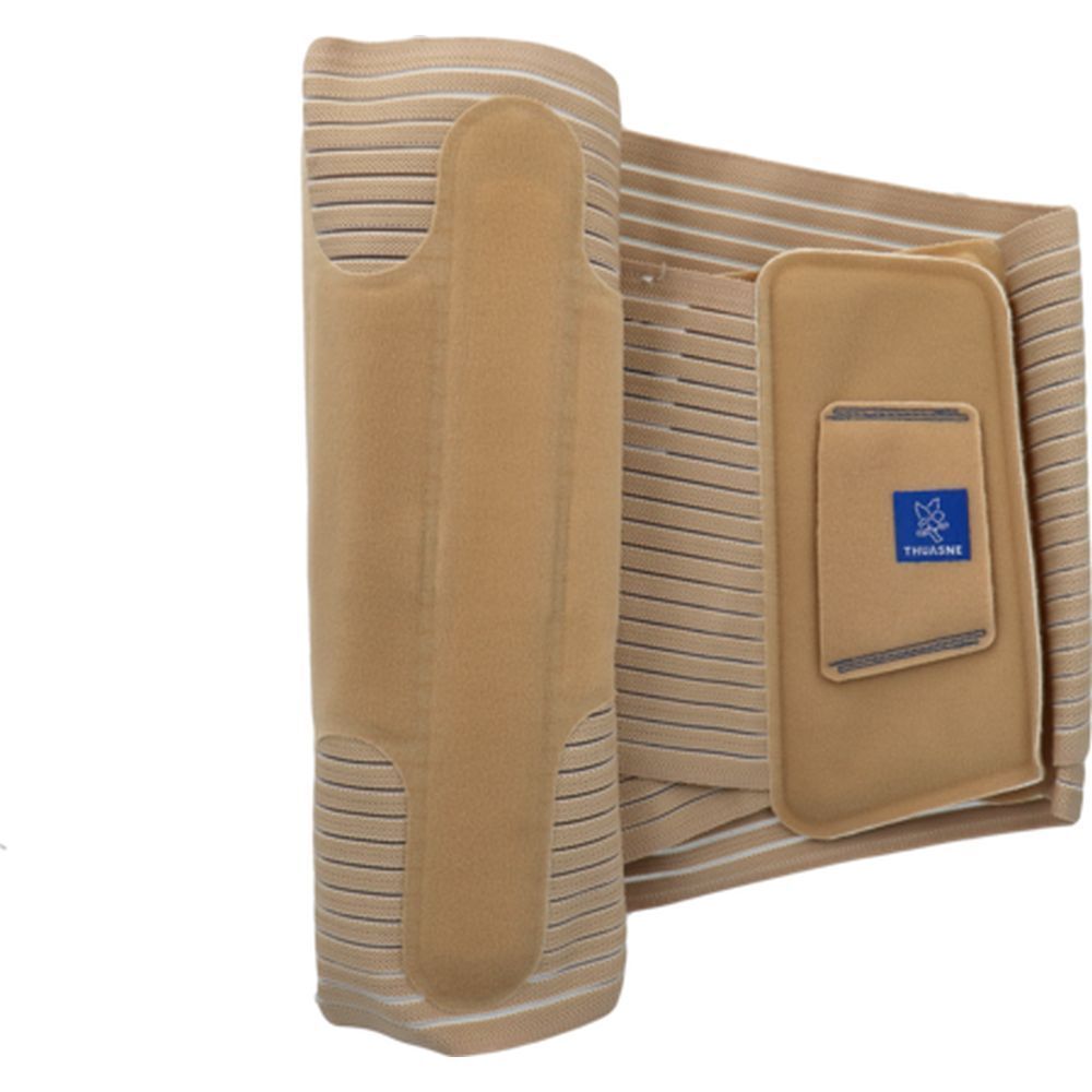 LOMBASKIN - Ceinture de soutien lombaire, effet seconde peau, hauteur 26 cm. Beige