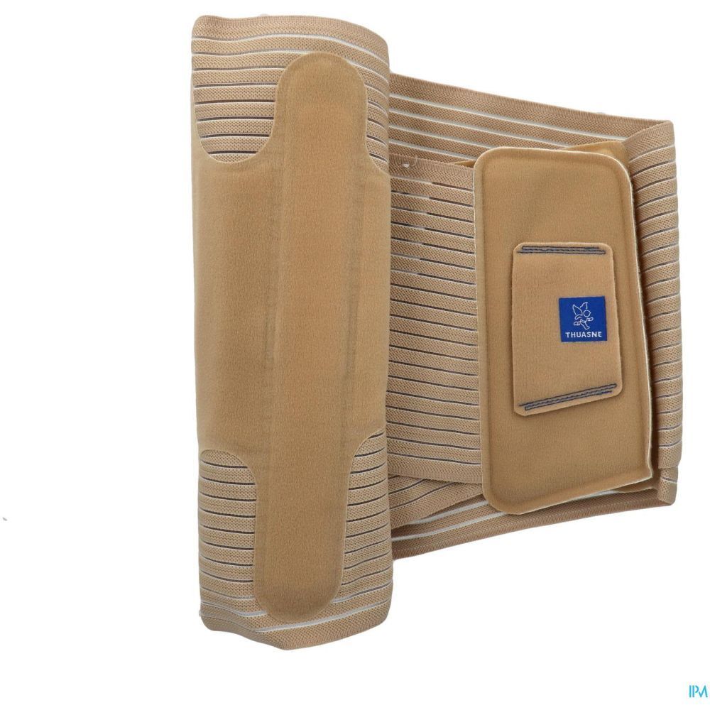LOMBASKIN - Ceinture de soutien lombaire, effet seconde peau, hauteur 26 cm. Beige