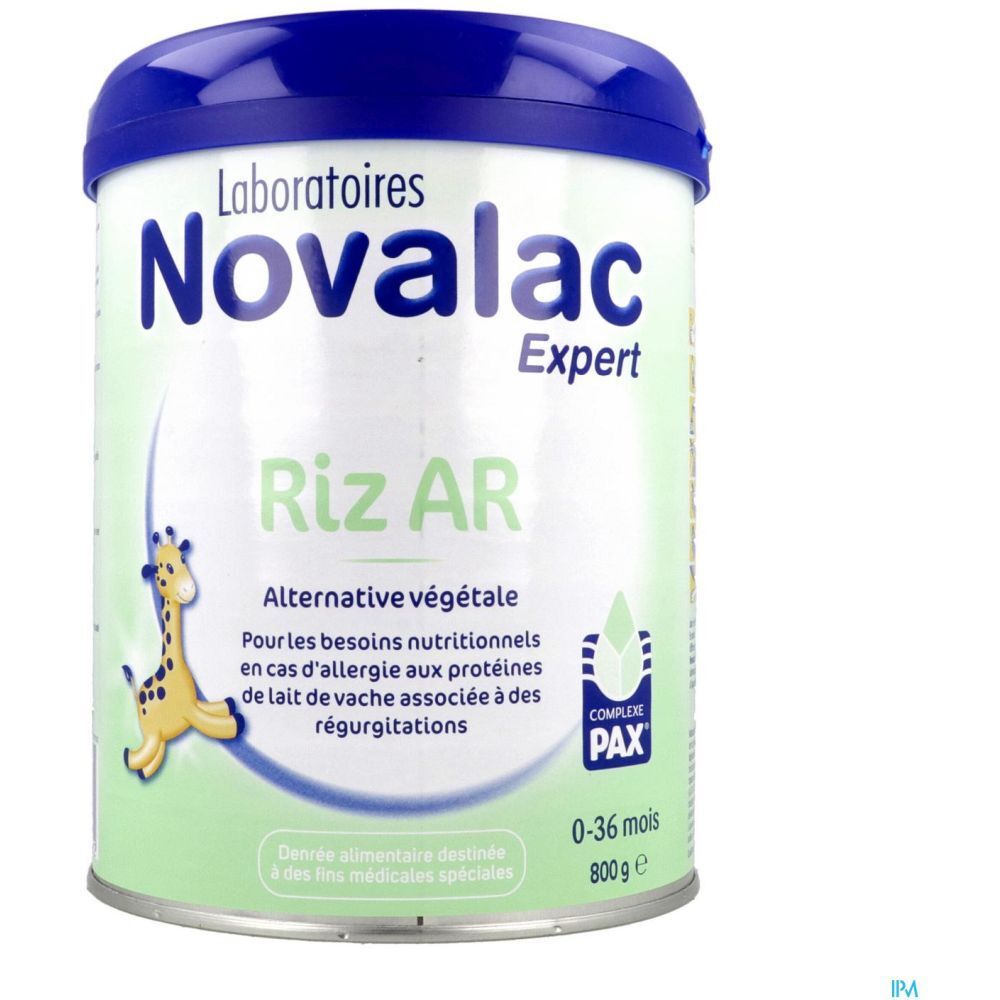 Novalac Expert Riz AR 0-36 mois, Denrée alimentaire destinée à des fins médicales spéciale