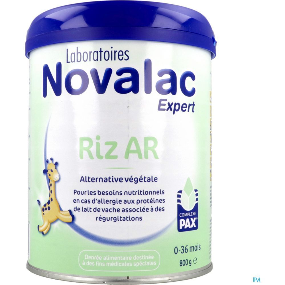 Novalac Expert Riz AR 0-36 mois, Denrée alimentaire destinée à des fins médicales spéciale