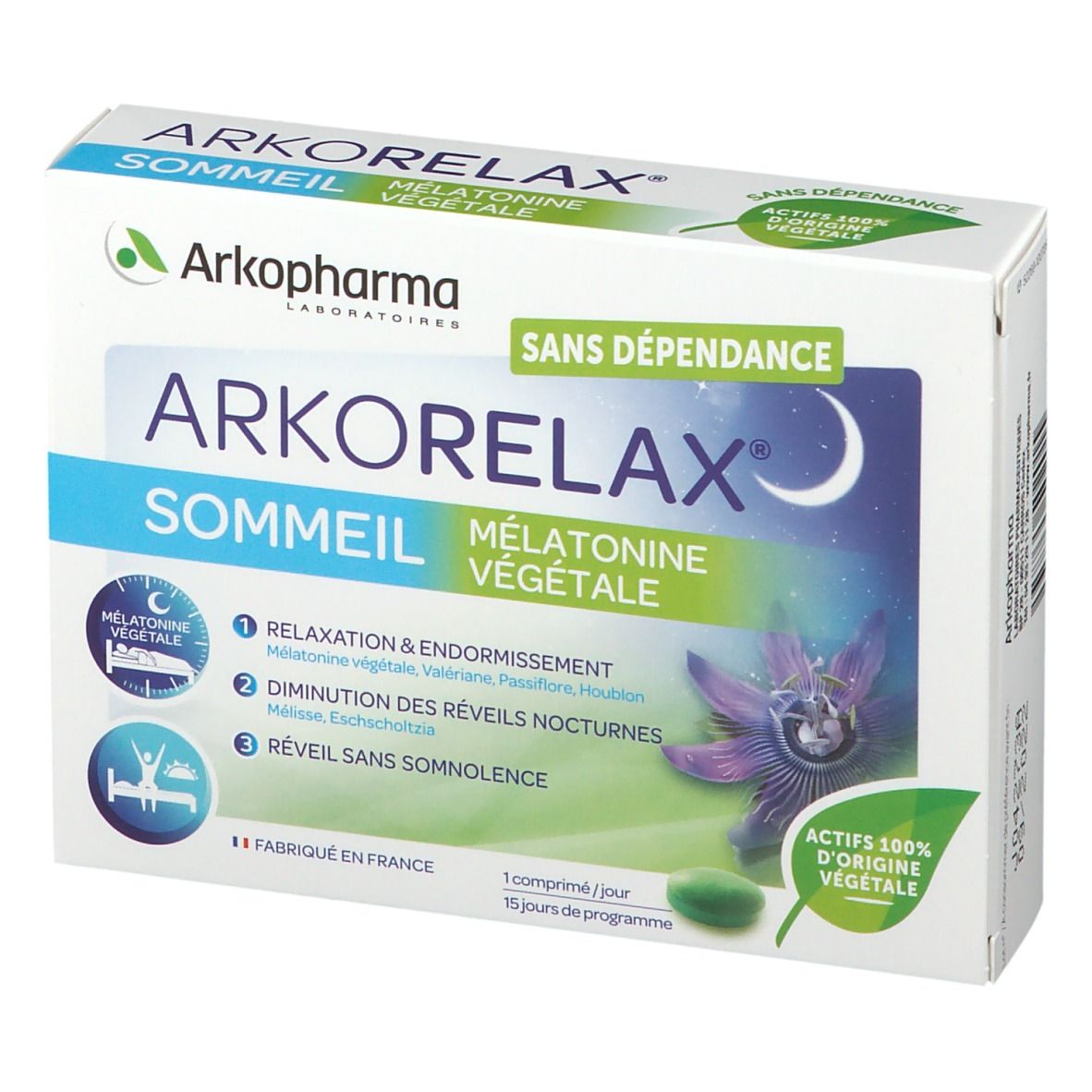 Arkopharma Arkorelax® Sommeil Mélatonine végétale