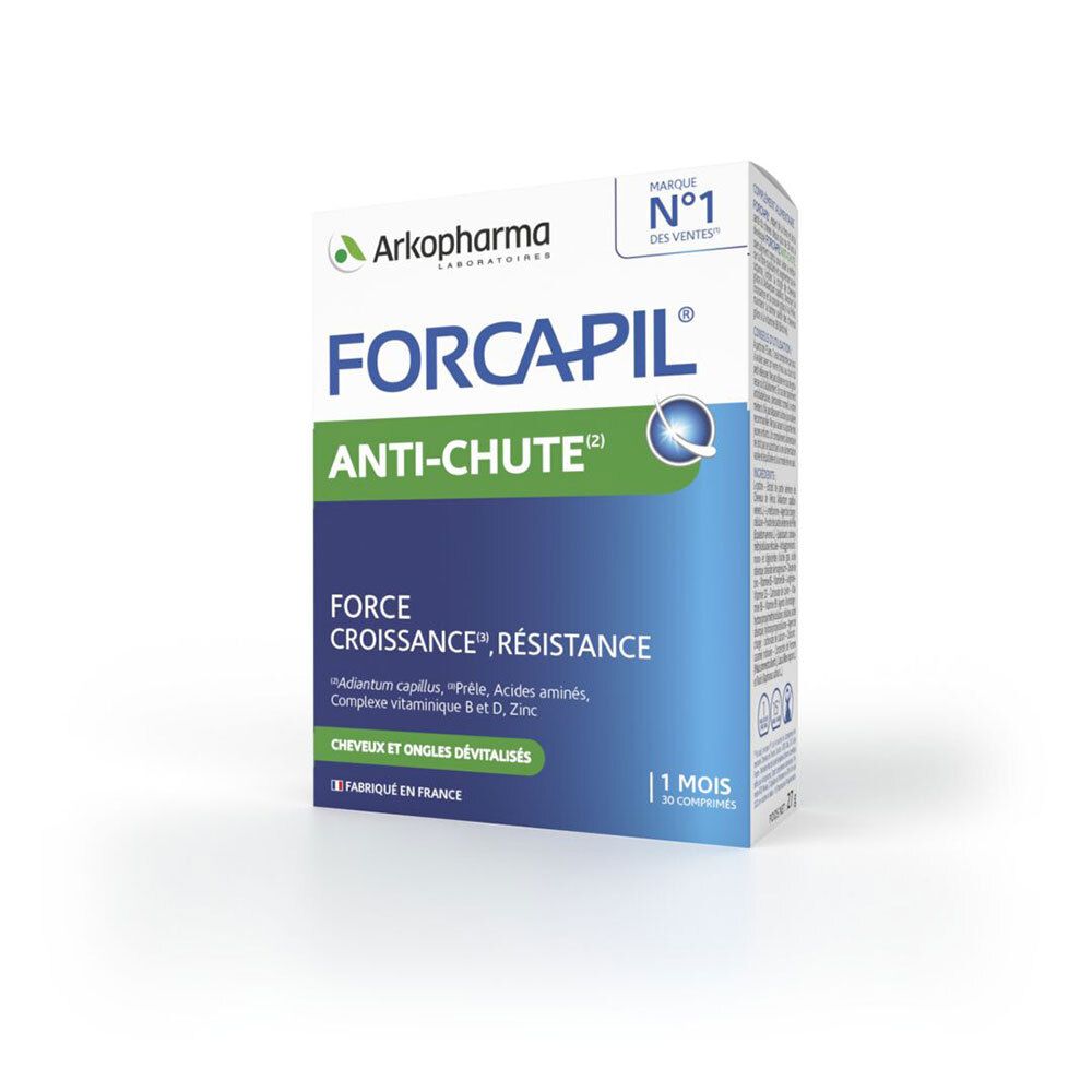 Arkopharma FORCAPIL® Anti-chute Cheveux et Ongles 2x30 pc(s ...