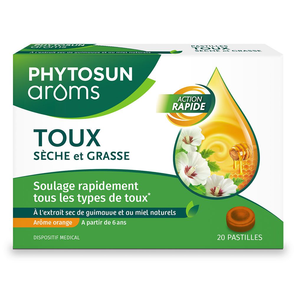 Phytosun Arôms Pastilles Toux 20 Pastilles