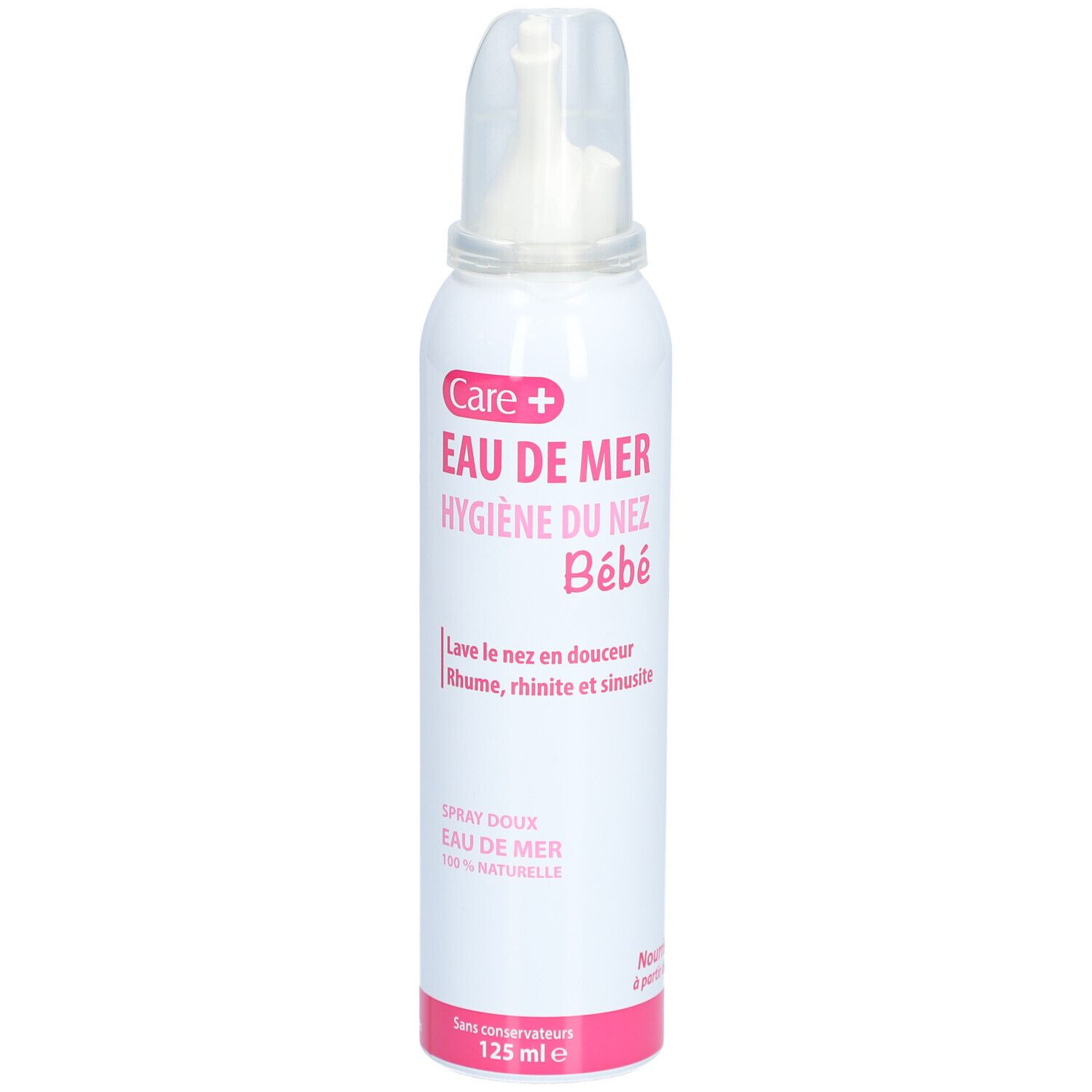 CARE+ Eau de mer Hygiène du nez Bébé - 125 ml
