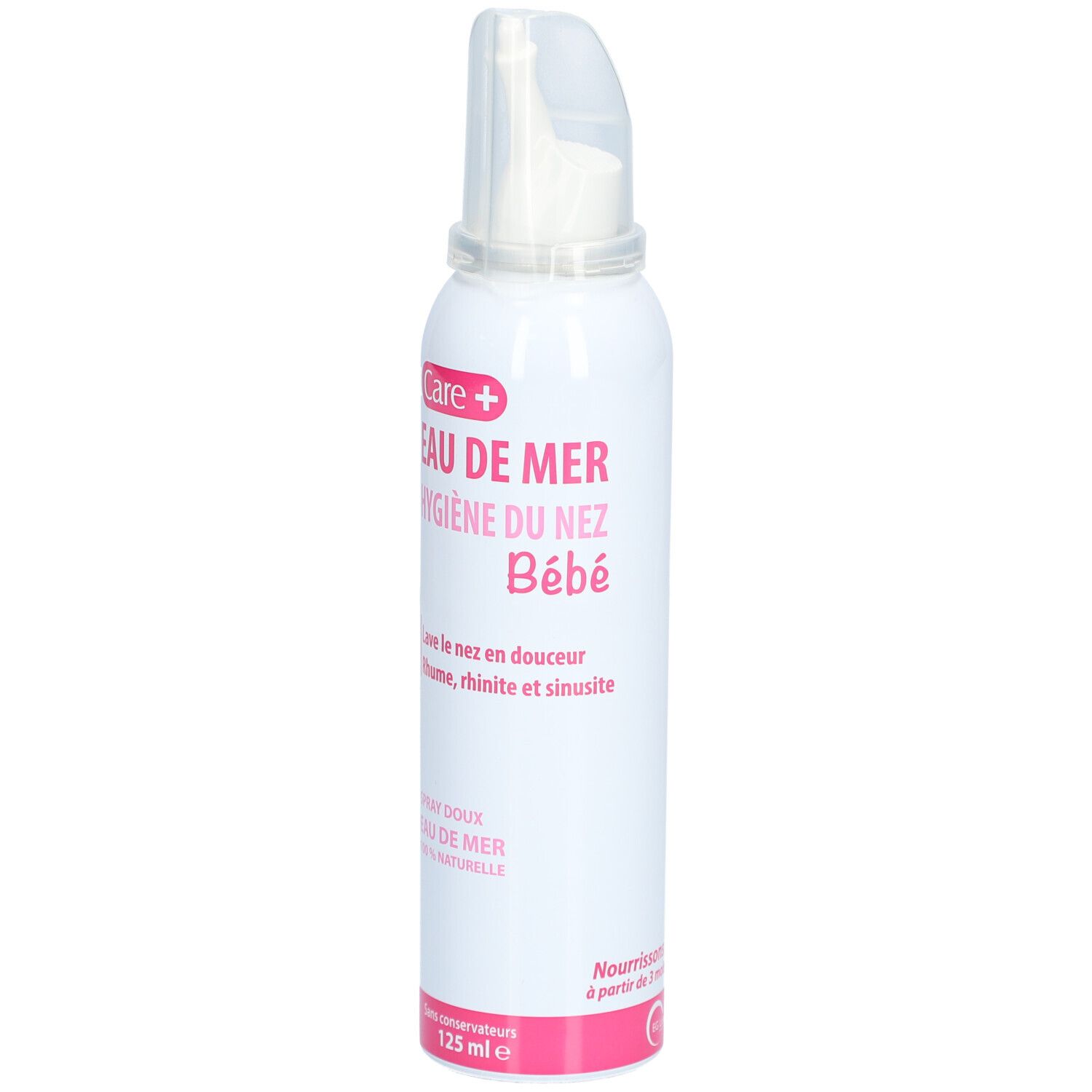 CARE+ Eau de mer Hygiène du nez Bébé - 125 ml