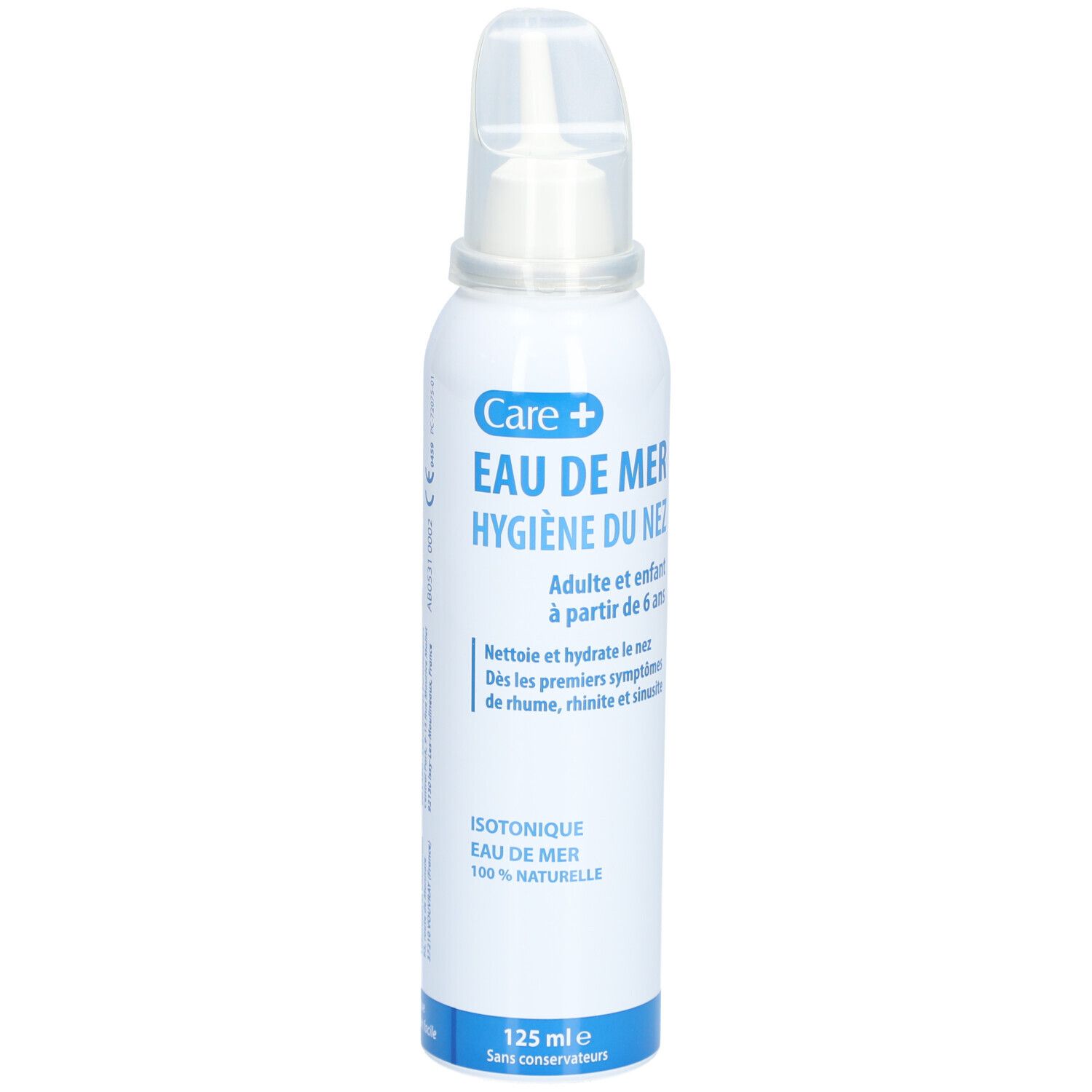 CARE+ Eau de mer Hygiène du nez isotonique - 125 ml