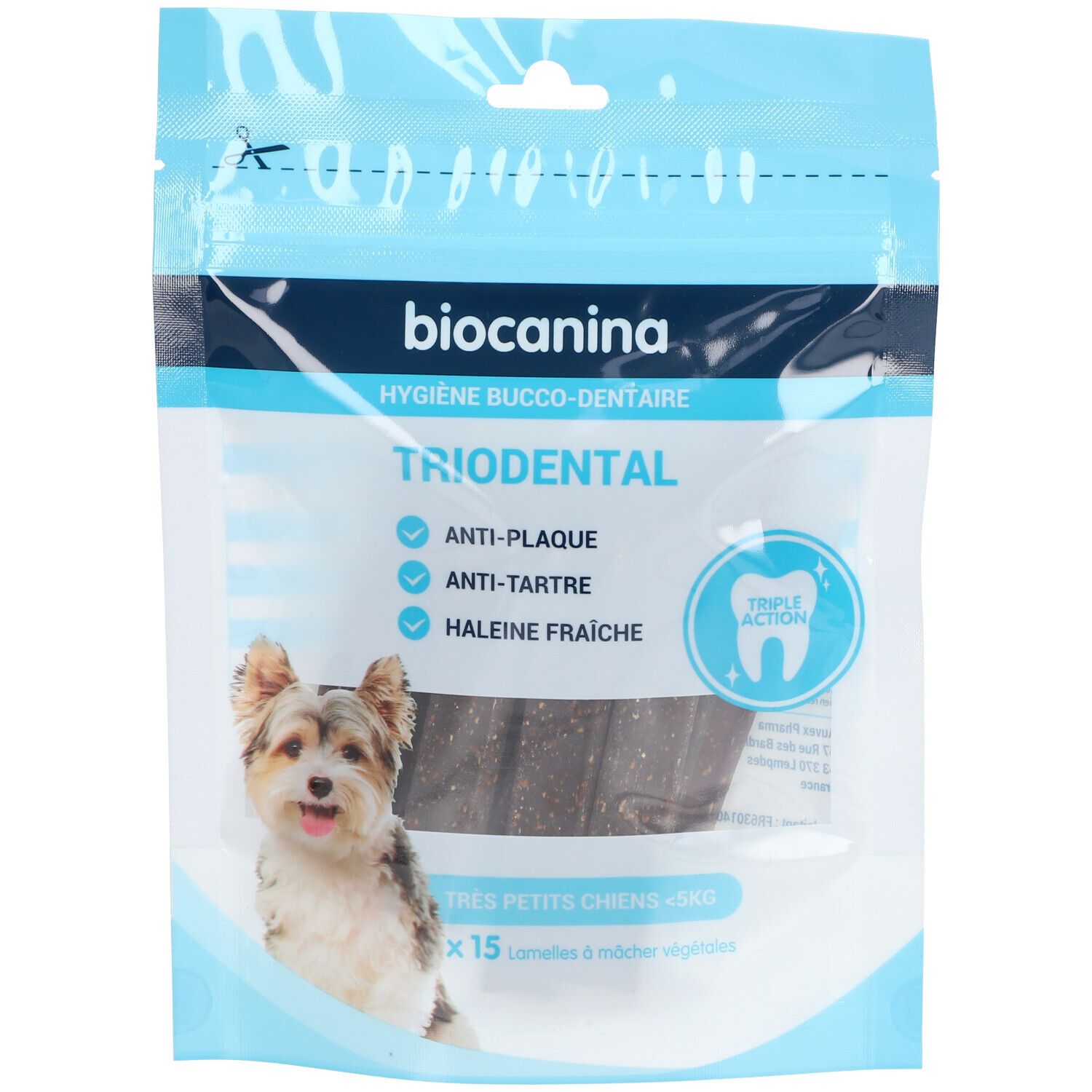 biocanina TRIODENTAL Lamelle Petit Chien >5 kg