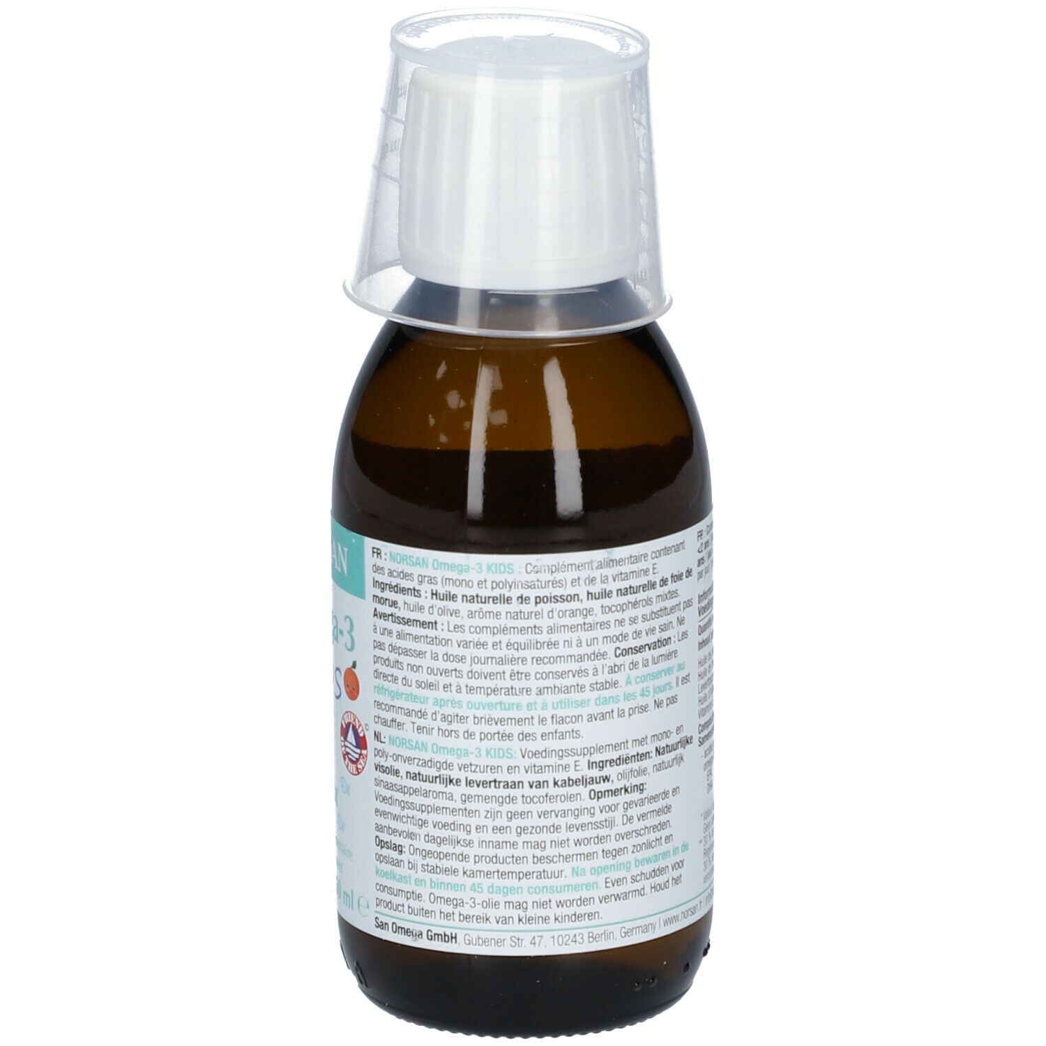 NORSAN Omega-3 KIDS Huile de poisson Orange