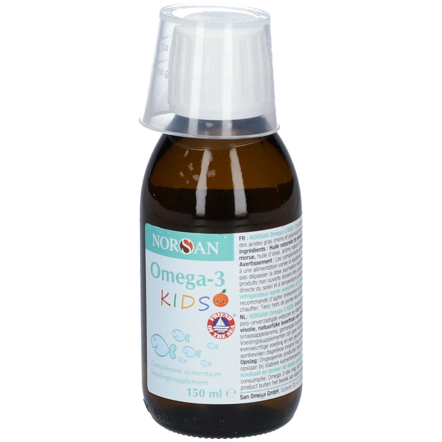 NORSAN Omega-3 KIDS Huile de poisson Orange