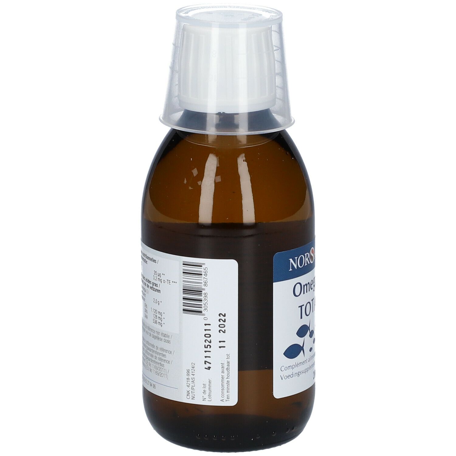 NORSAN Omega-3 TOTAL Huile de poisson Nature