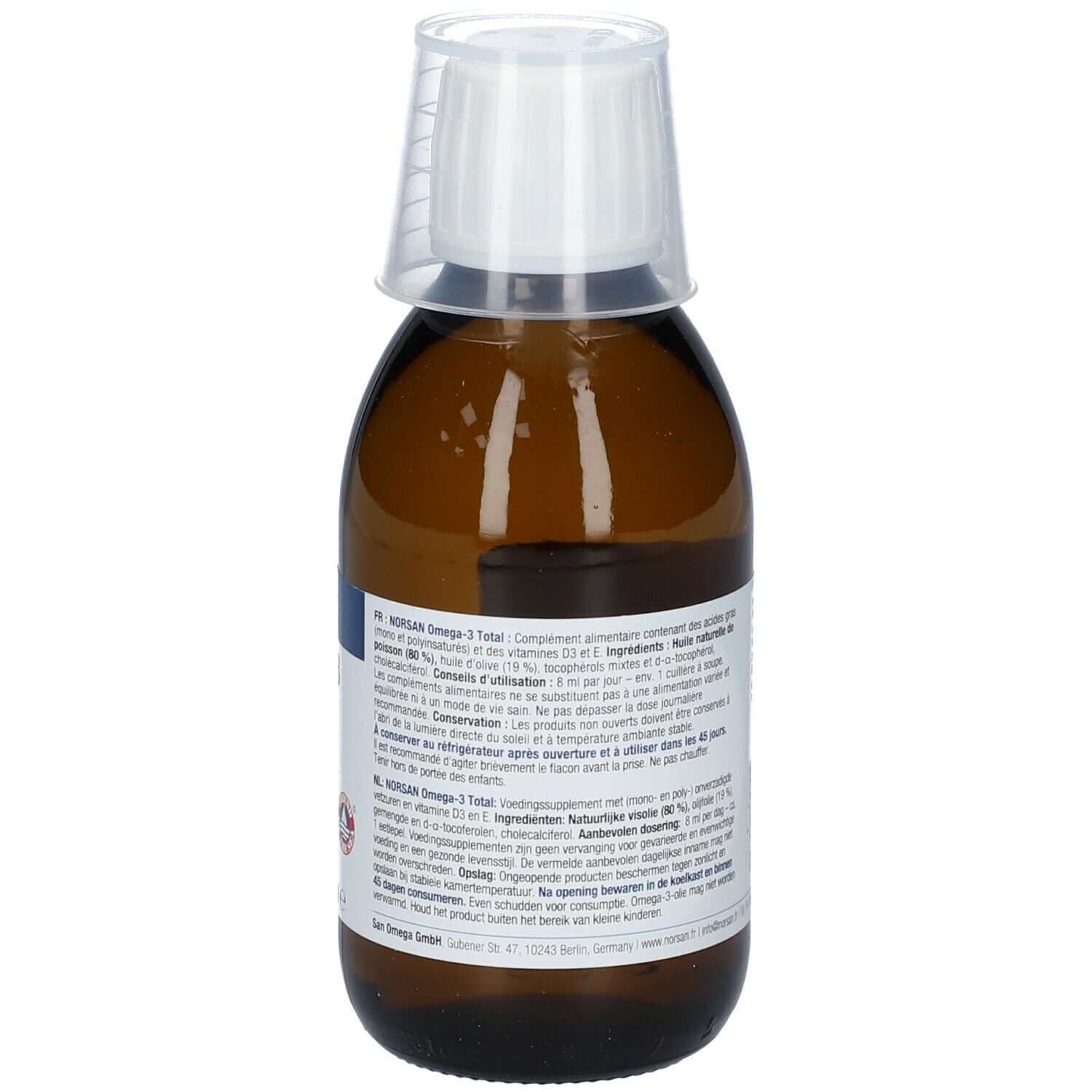 NORSAN Omega-3 TOTAL Huile de poisson Nature