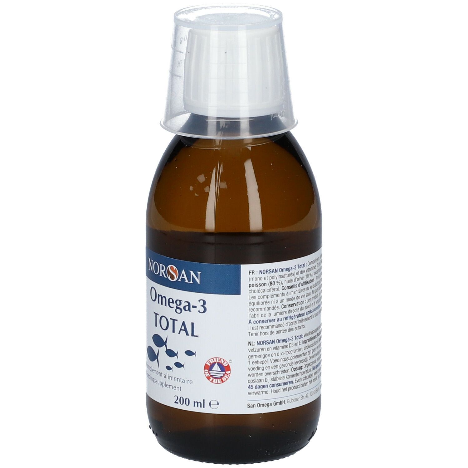 NORSAN Omega-3 TOTAL Huile de poisson Nature